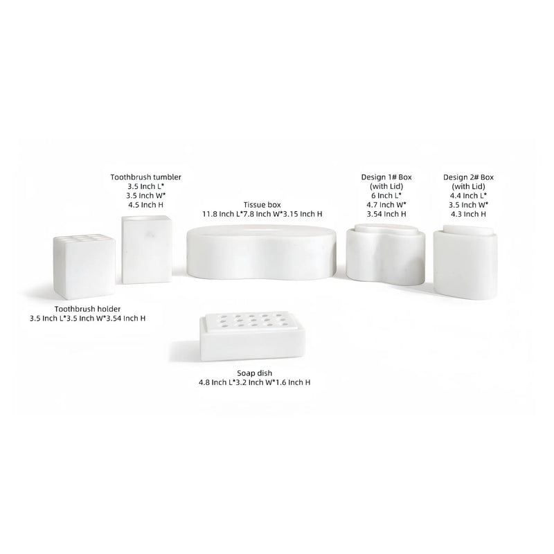 Elegant Bathroom Accessories Set by HouseOfZazla
