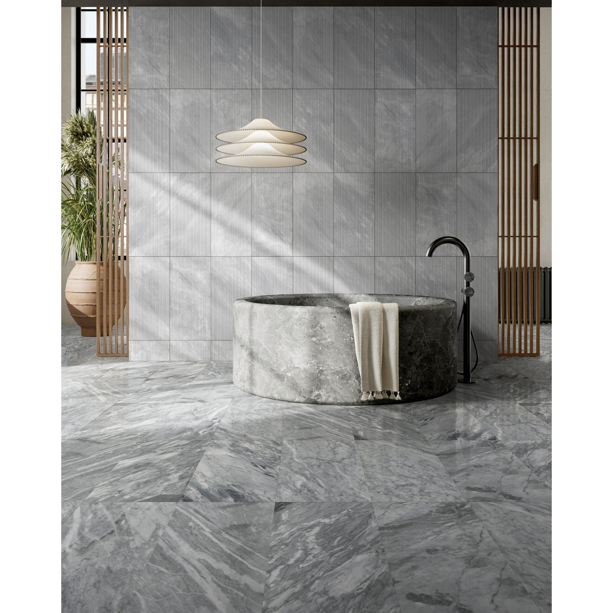 Textured Finished, 3D Tiles For Wall Decoration (Set of 4) by HouseOfZazla