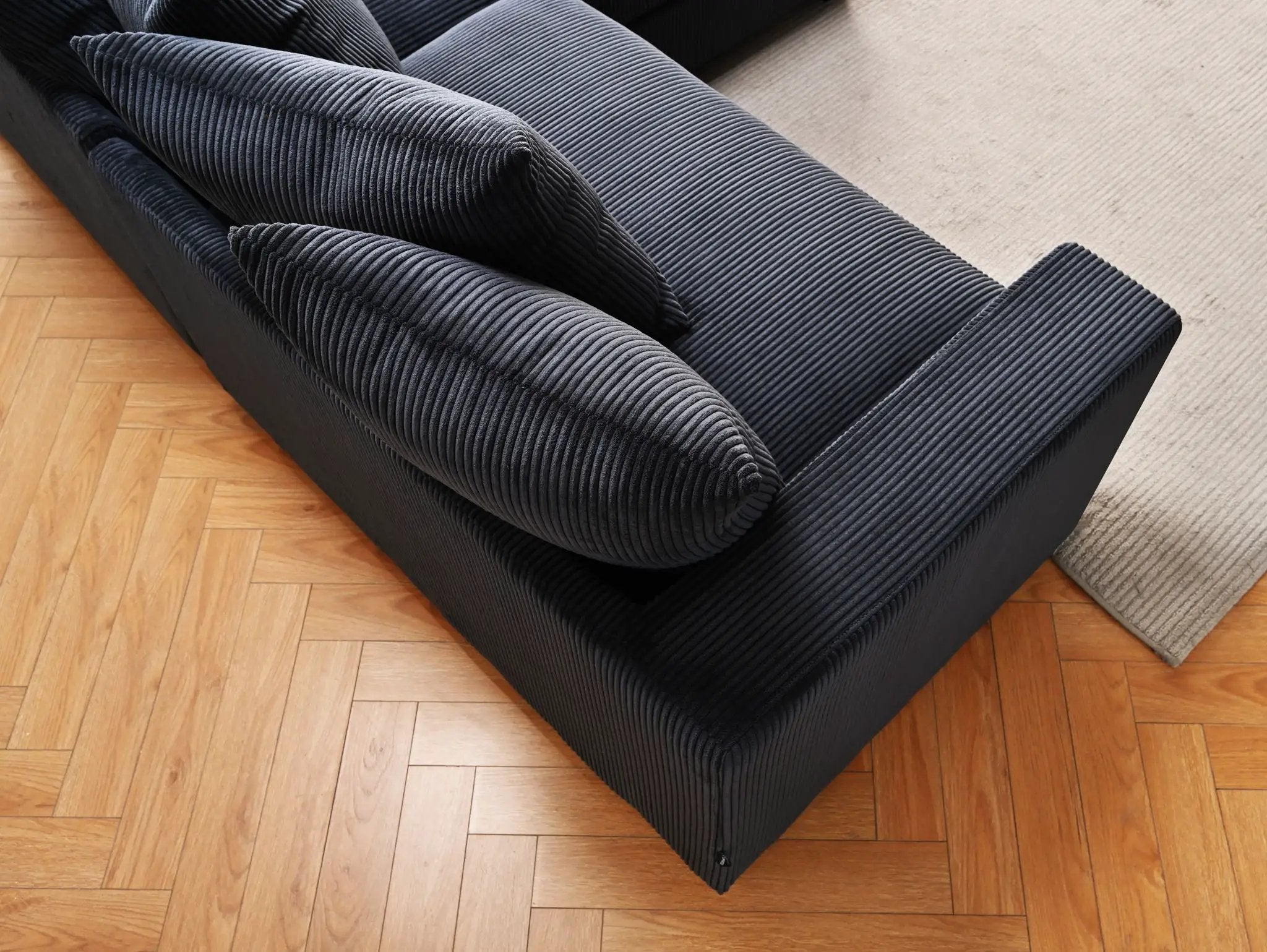 Luxe - Oversized 2 Piece Sectional Couches For Living Room, L Shaped Sofa With Chaise by Unique Piece Furniture