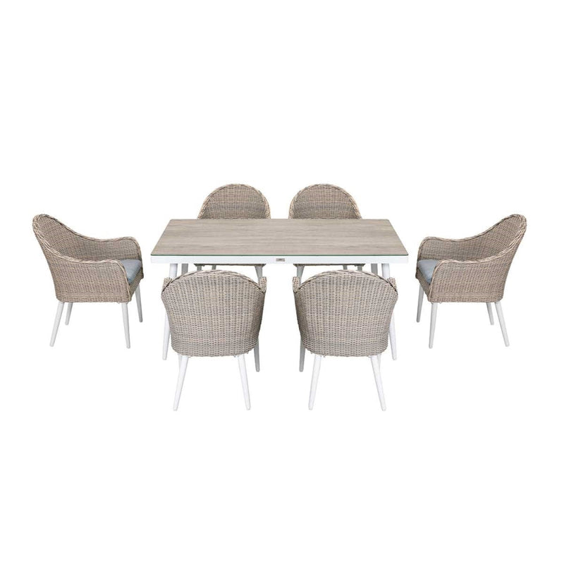 Allux 7-Piece Wicker Dining Set by Outdoor-USA®