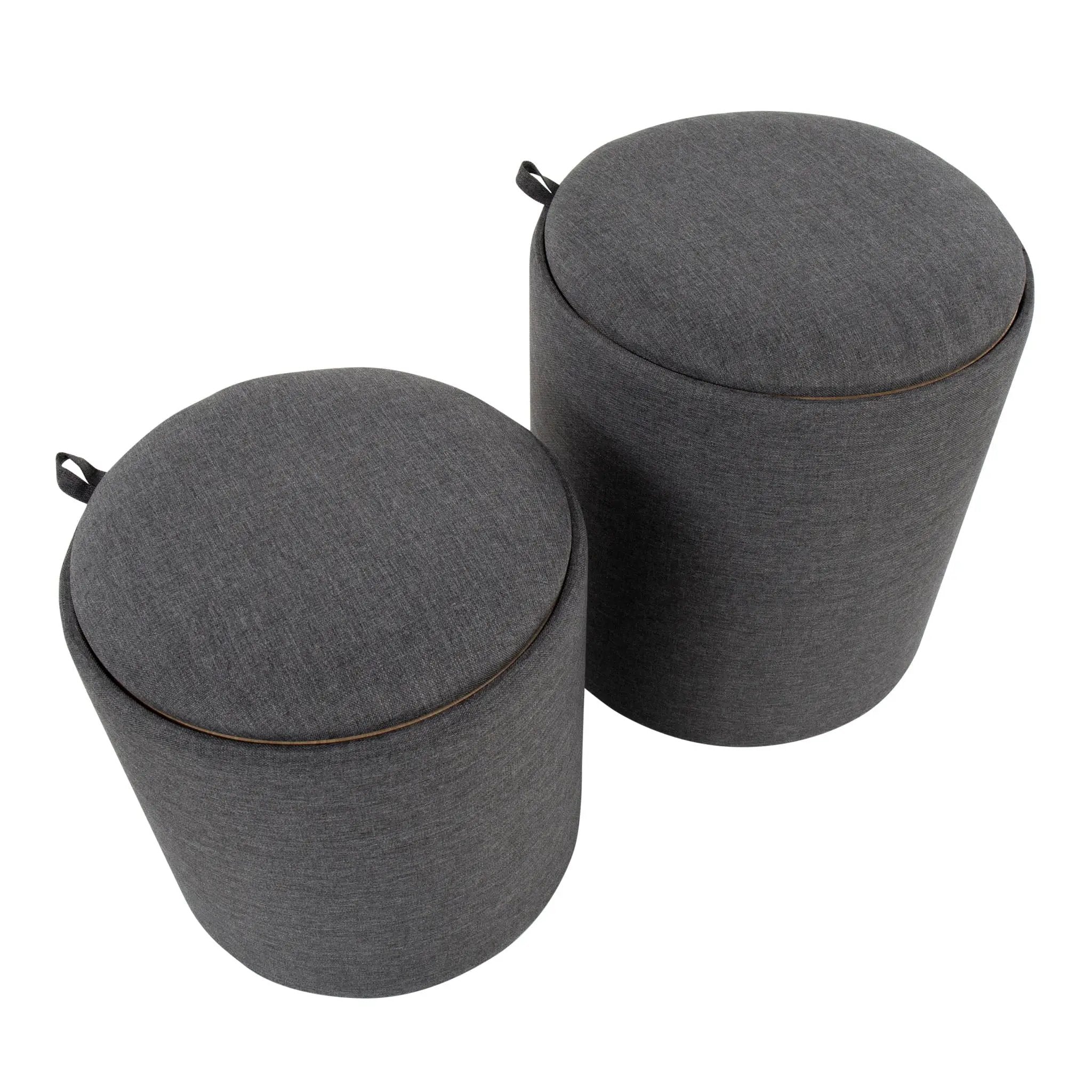 Tray - Contemporary Nesting Ottoman Set by HouseOfZazla