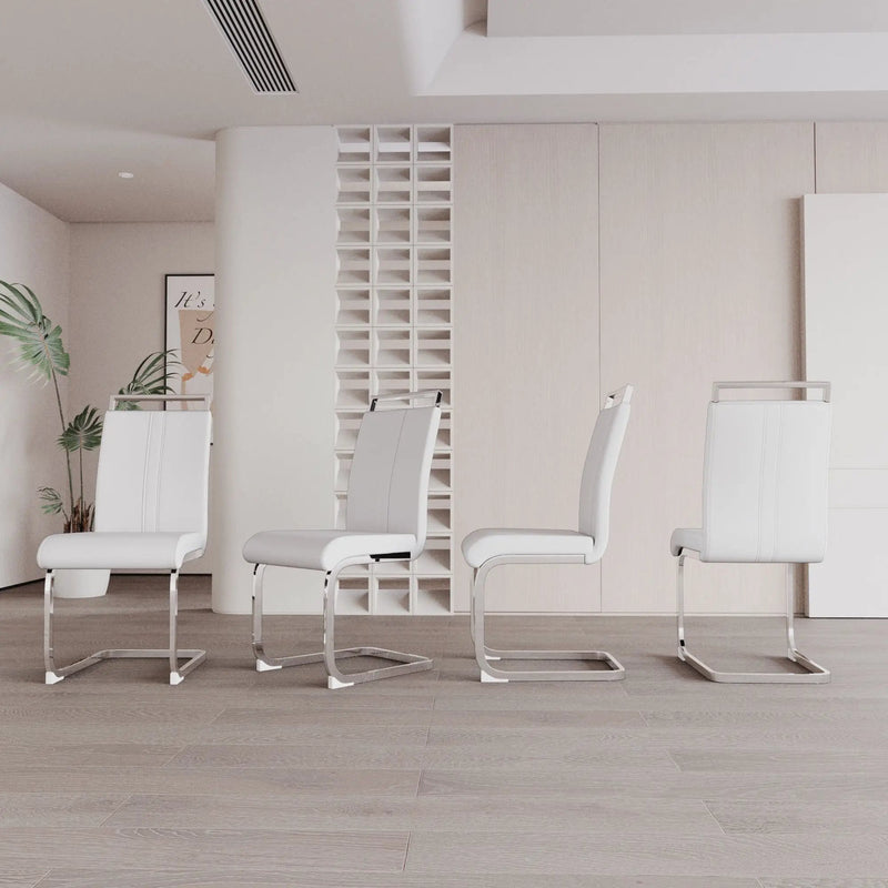 Modern Dining Chairs With Padded Seat, High Back by Unique Piece Furniture