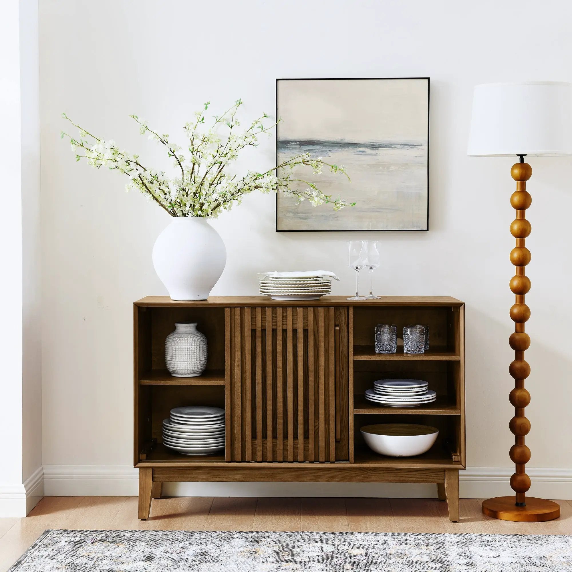 47.3" Sideboard Buffet Cabinet with Storage by HouseOfZazla