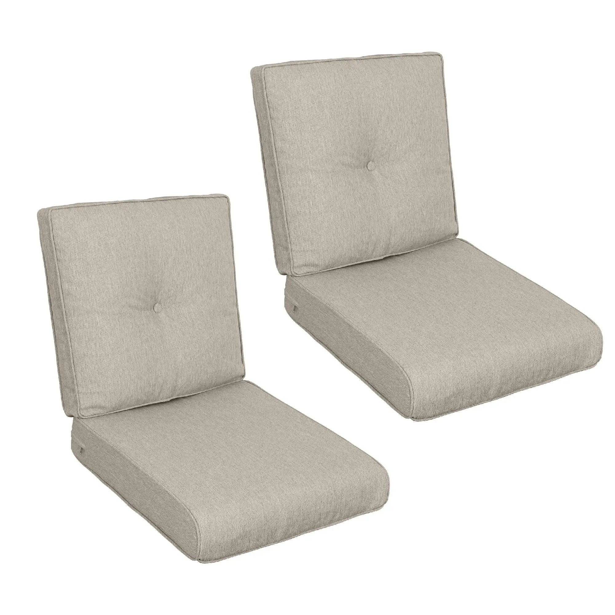 High Back Patio Chair Cushions For Garden (Set of 2) by HouseOfZazla