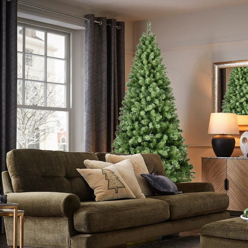 7ft Pre-Lit PVC Christmas Tree with 400 UL Lights by HouseOfZazla