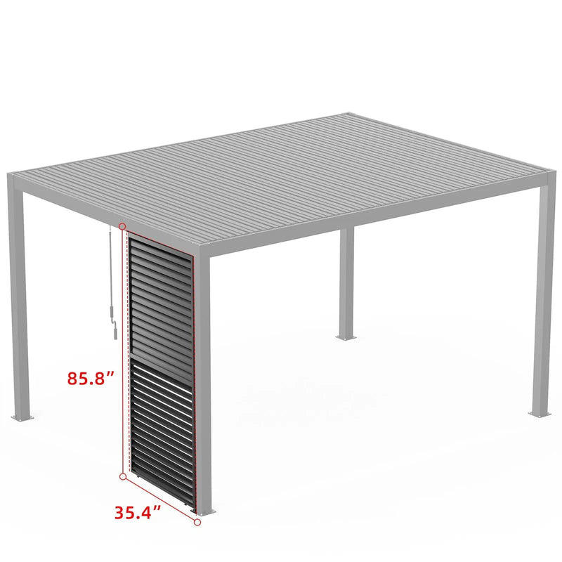 Louver Grille Frame & Louvers by Unique Piece Furniture