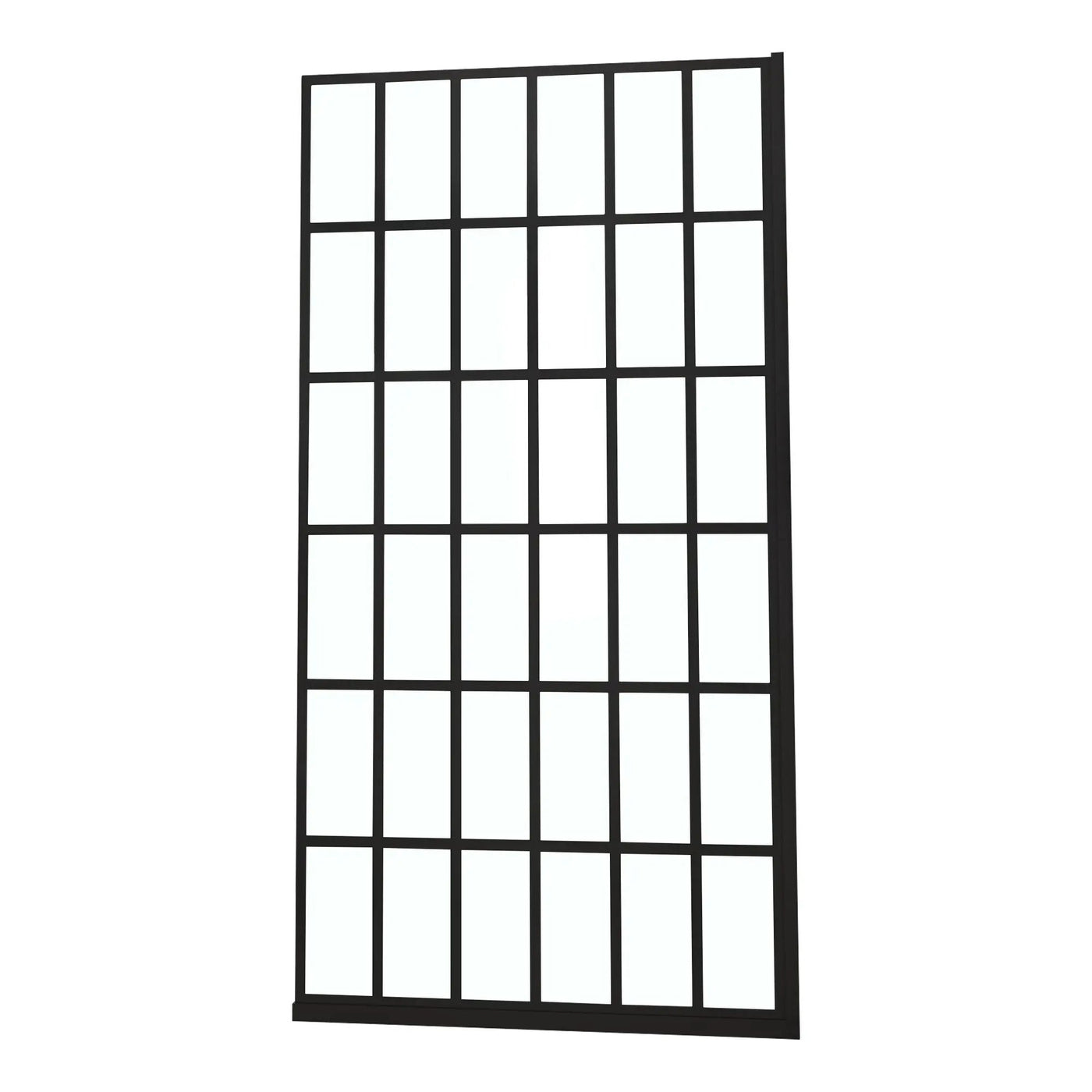 Frameless Fixed Shower Door, Open Entry Design by HouseOfZazla