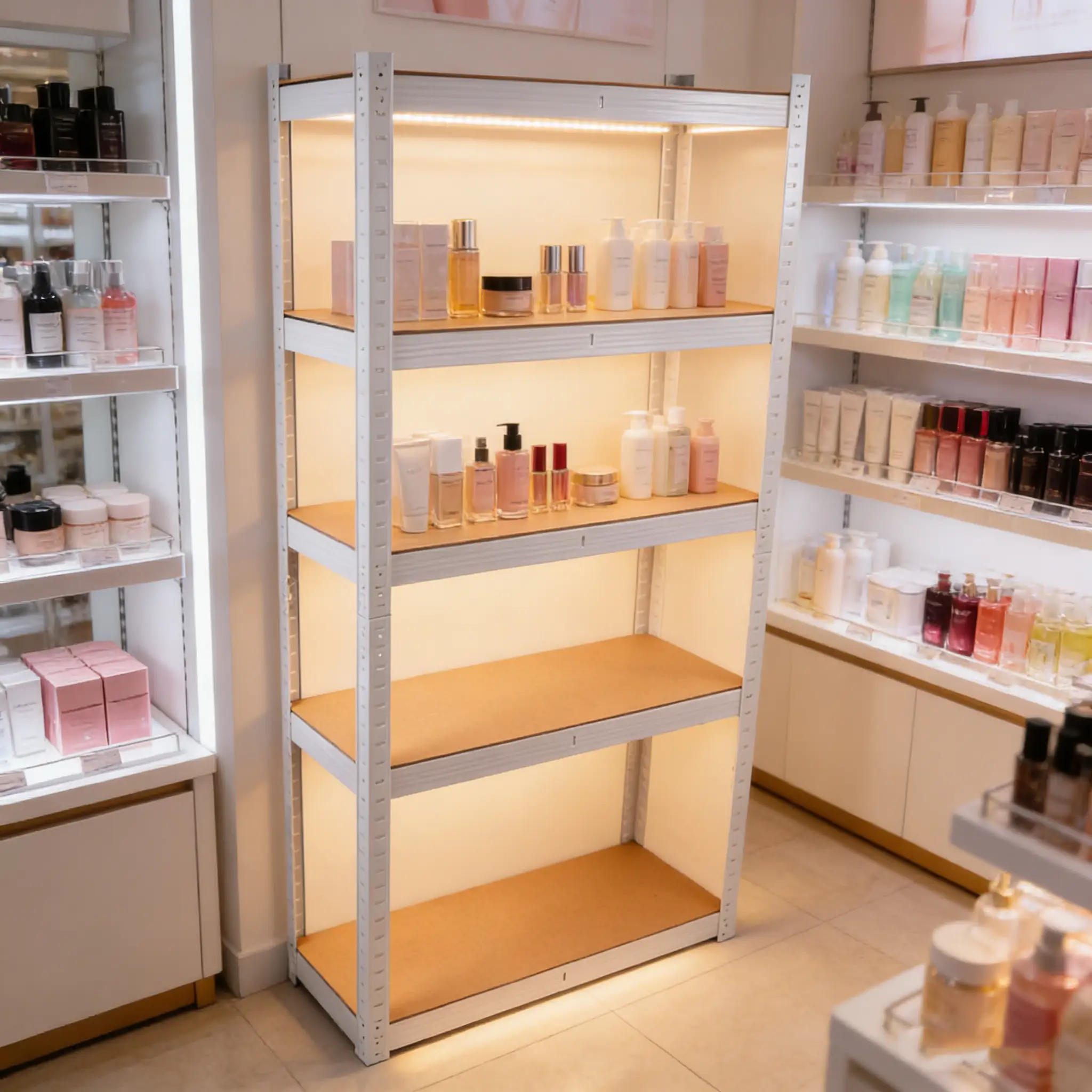 5 Tier Laminated Display Shelving Unit by HouseOfZazla