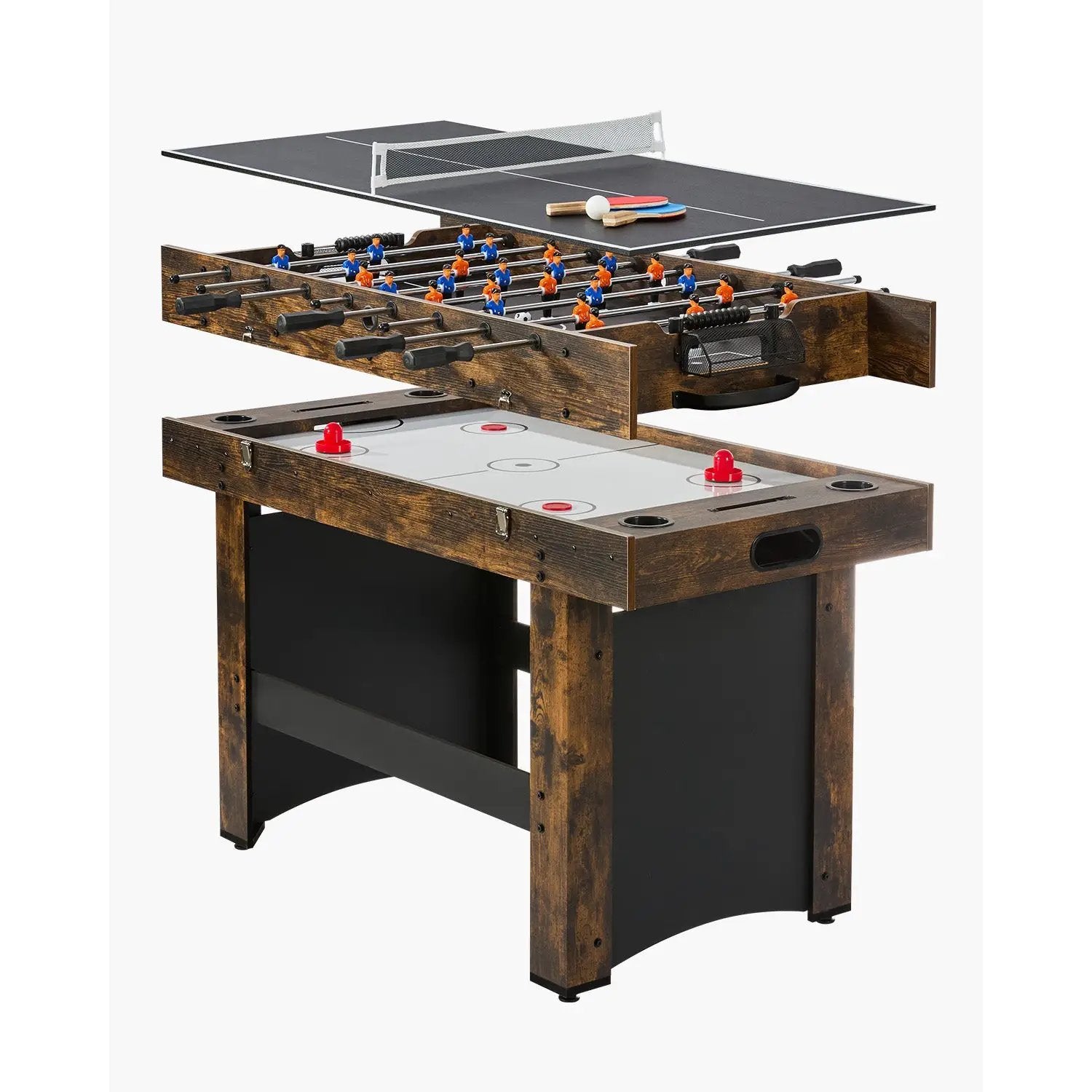 54" 3-in-1 Air Hockey Table Combo by HouseOfZazla