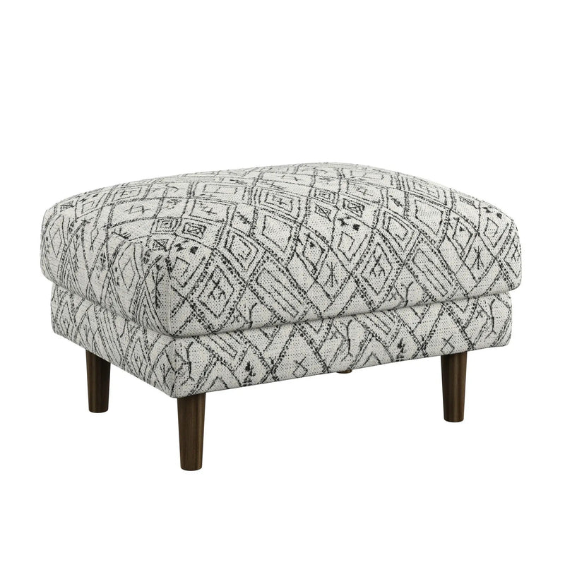 Abstract Ottoman - Black by Unique Piece Furniture