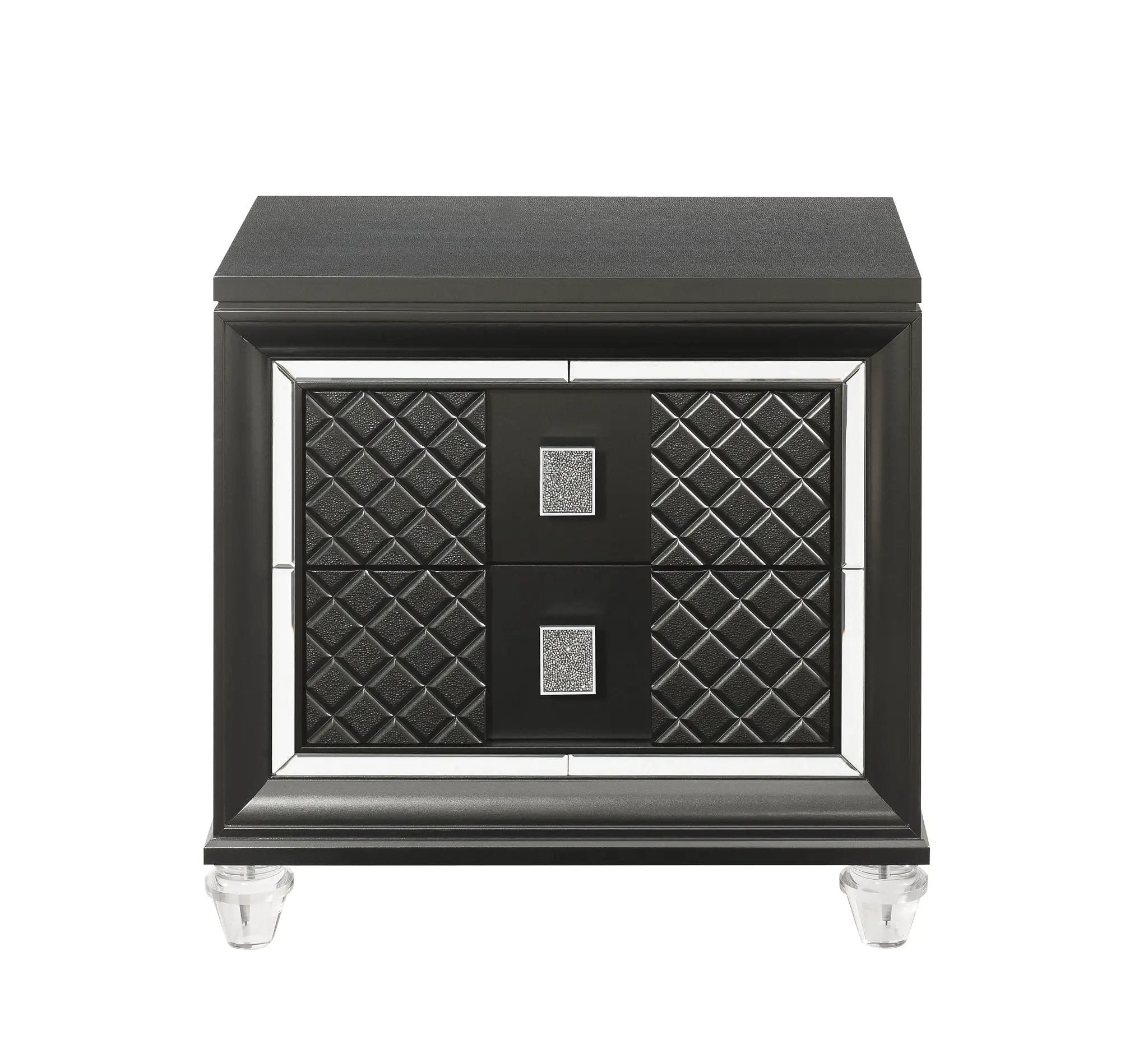 Sawyer - Metallic Nightstand - Gray by Unique Piece Furniture