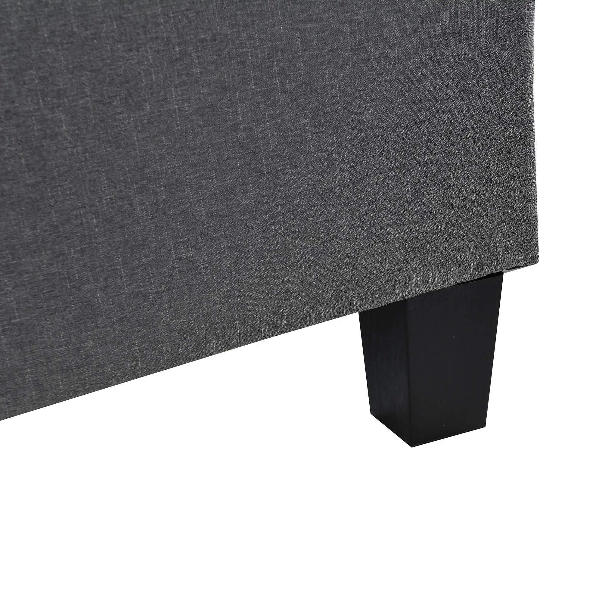 Modern Sectional Sofa Set With L Shape Chaise Lounge, Cup Holder, 4 Seat - Gray by HouseOfZazla
