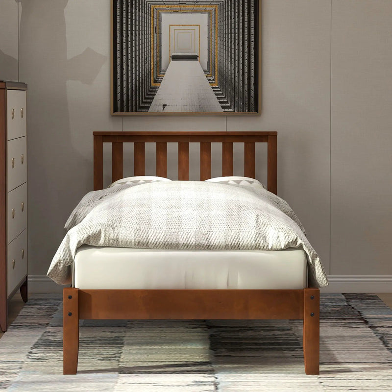 Platform Bed With Headboard, Footboard, Slat Support by Unique Piece Furniture