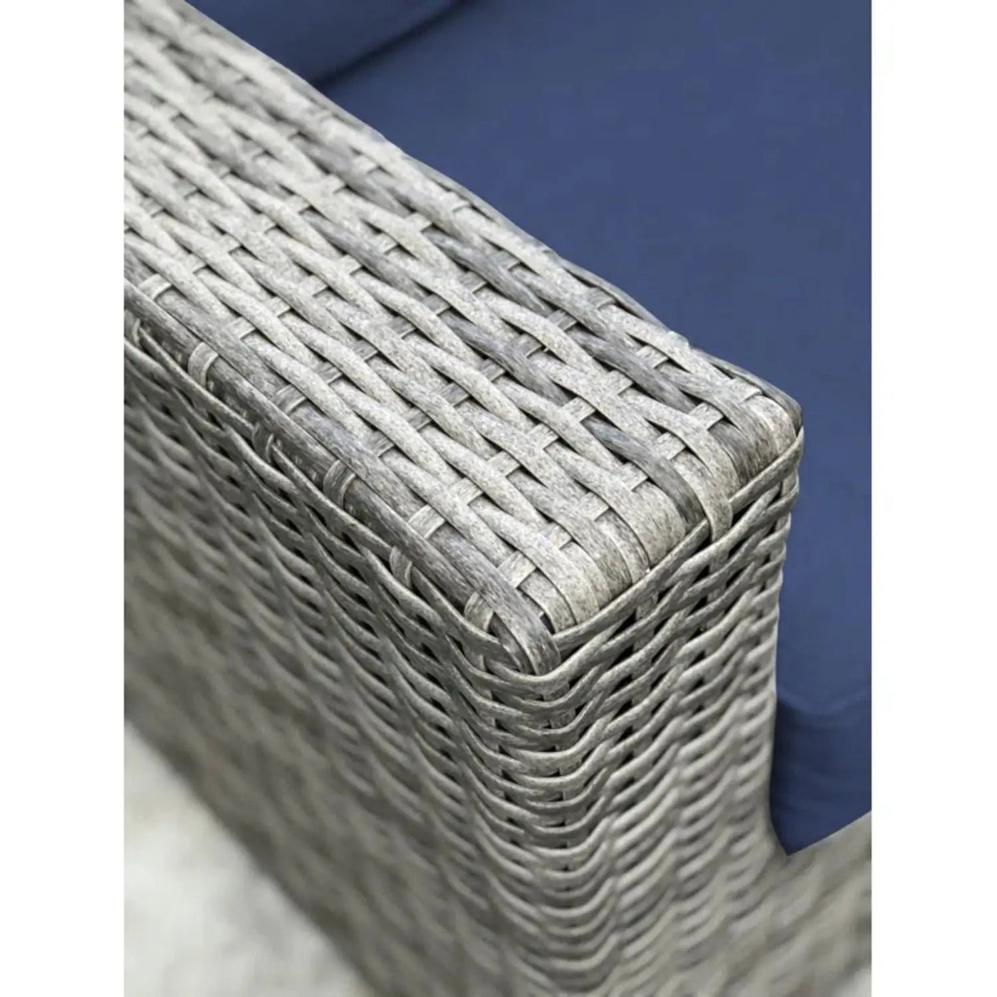 Handcrafted Outdoor Loveseat With Wicker Seating by Unique Piece Furniture
