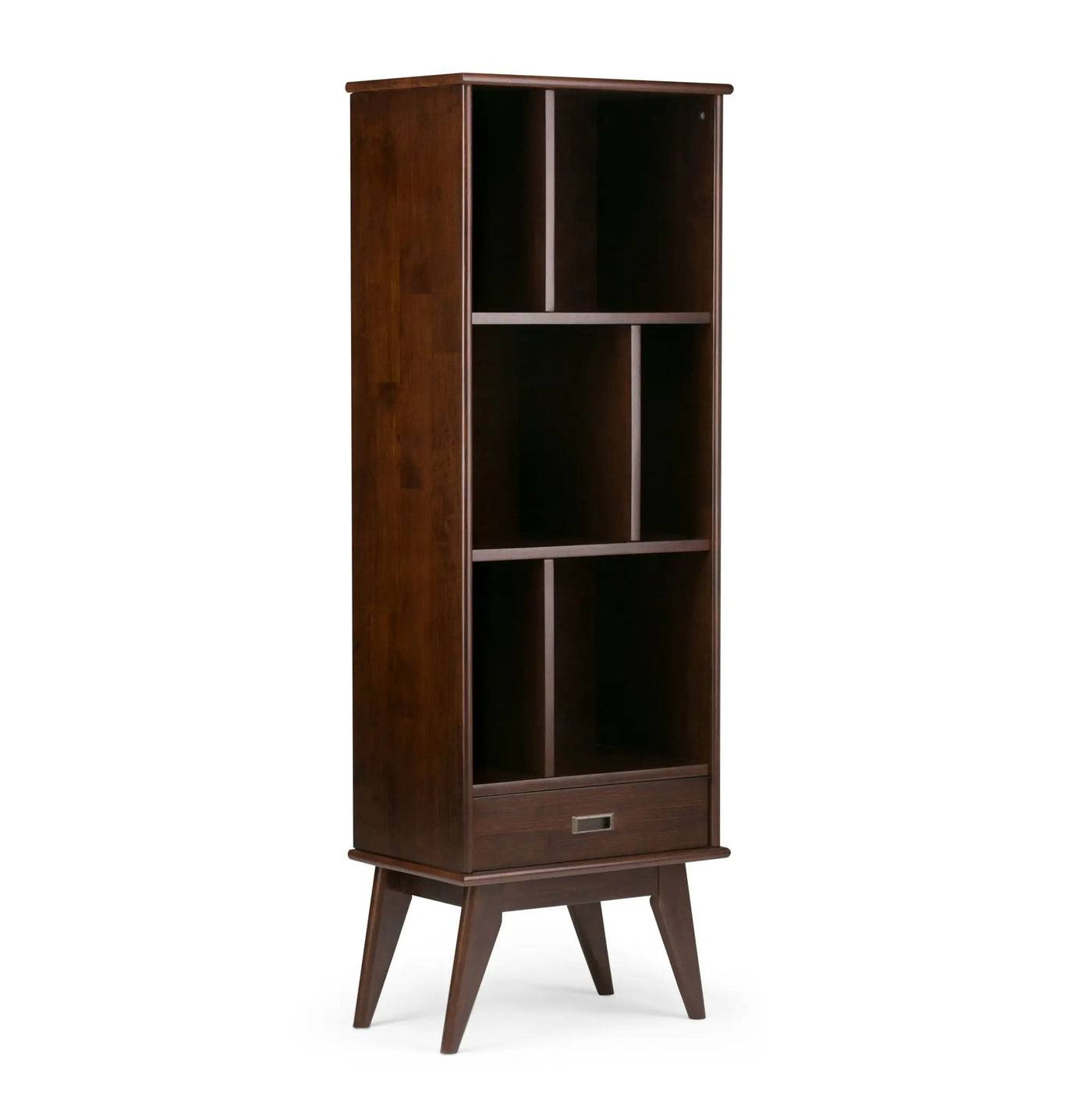 Draper - Mid Century Wide Bookcase And Storage Unit by HouseOfZazla
