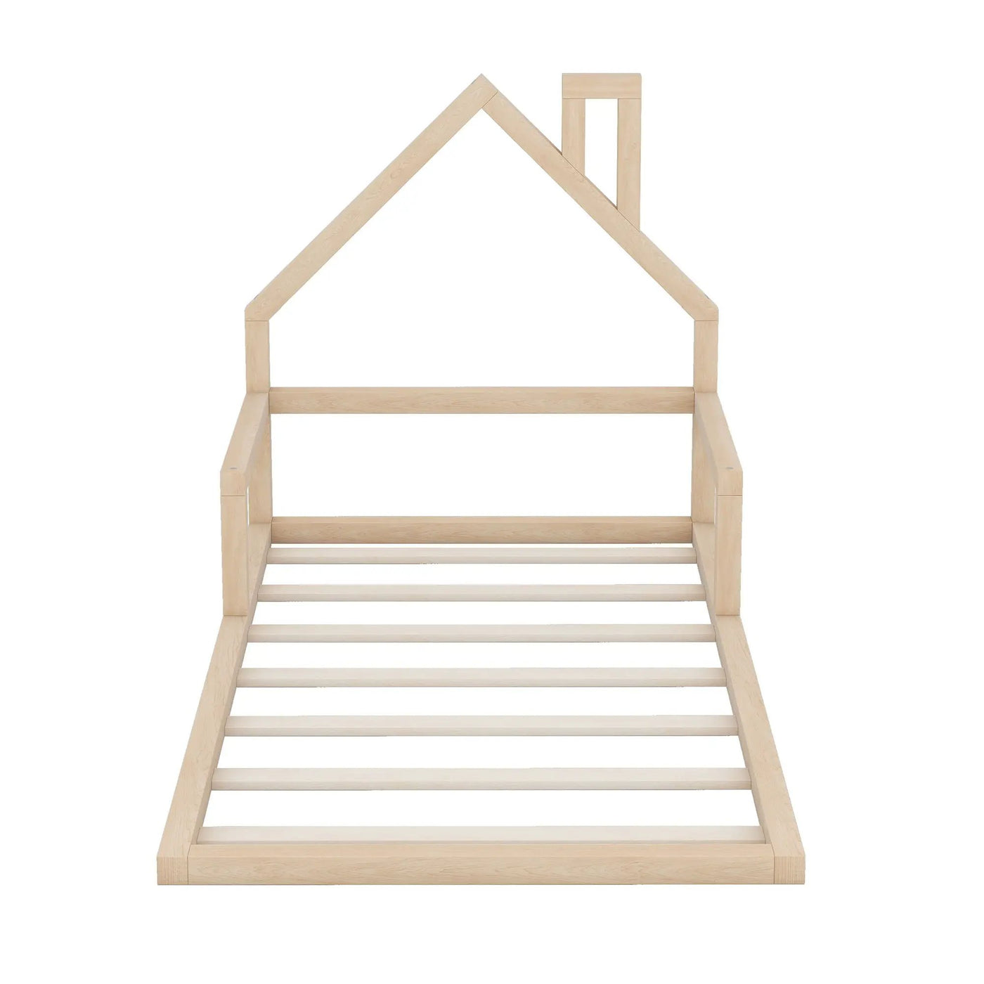 Floor Bed With House Shaped Headboard by HouseOfZazla