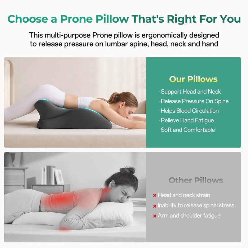Memory Foam Ergonomic Wedge Pillow by HouseOfZazla