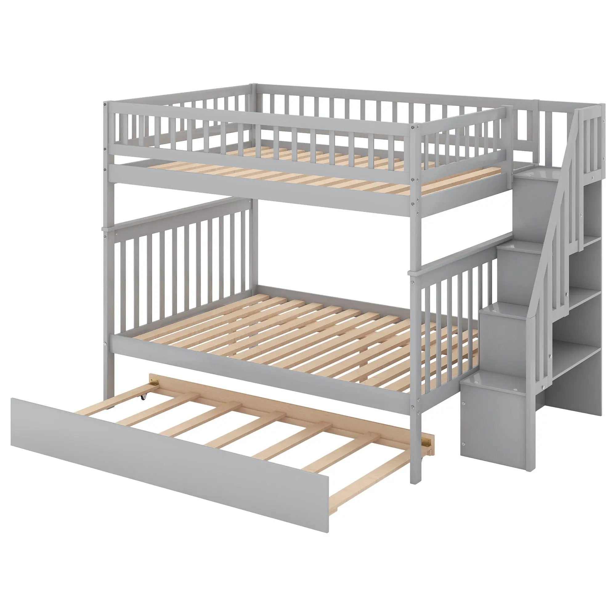 Bunk Bed With Staircase by HouseOfZazla