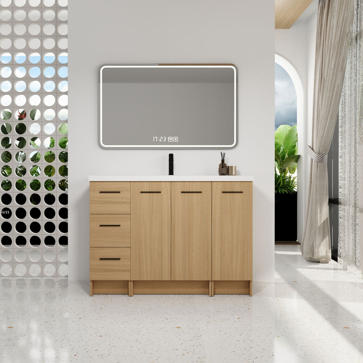 Floating Bathroom Vanity With Sink, Modular Cabinet, photo 13 of 14