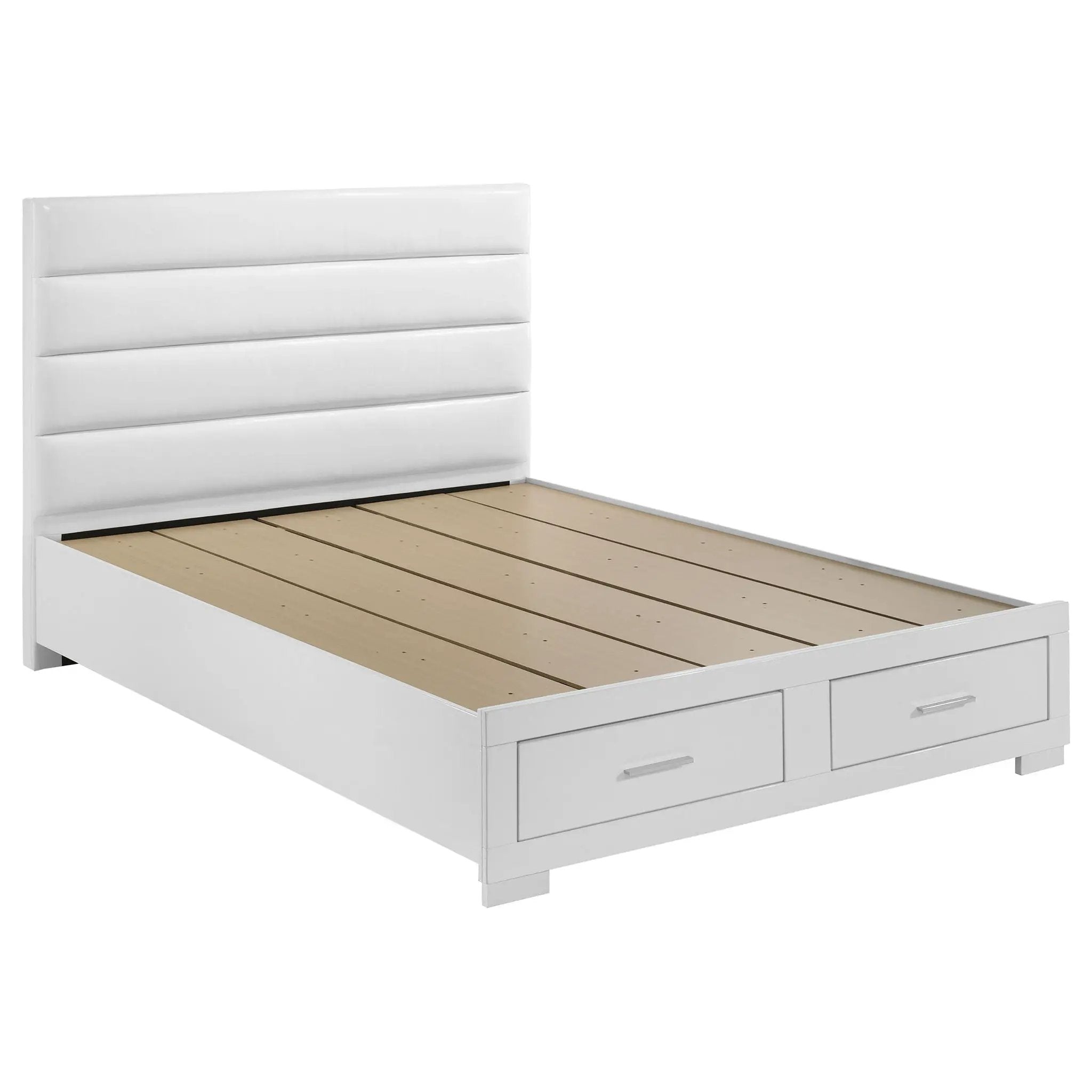 Felicity 4-piece California King Platform Bedroom Set White by Unique Piece Furniture