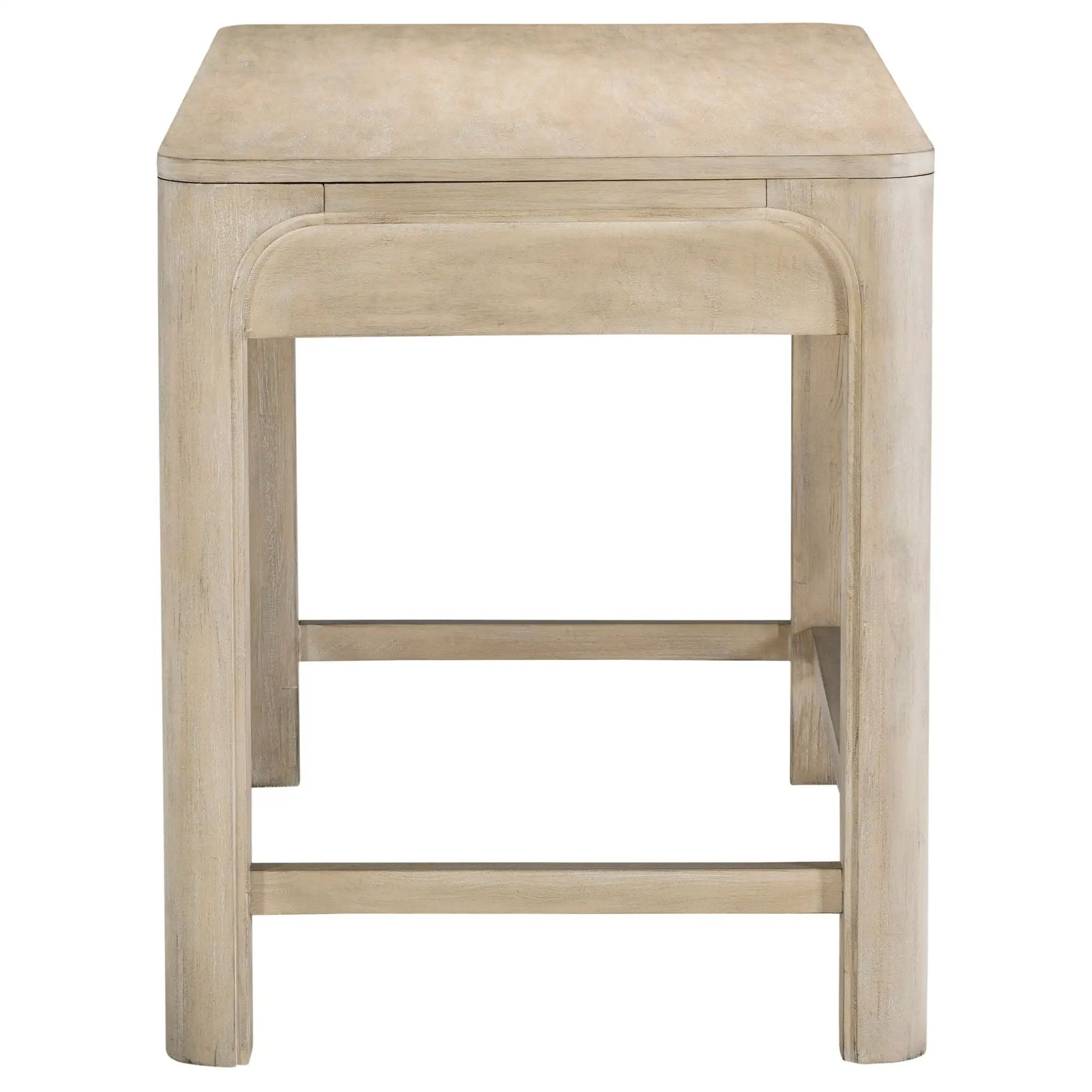 Solano 2-drawer Makeup Table Vanity Desk Weathered Mango by Unique Piece Furniture