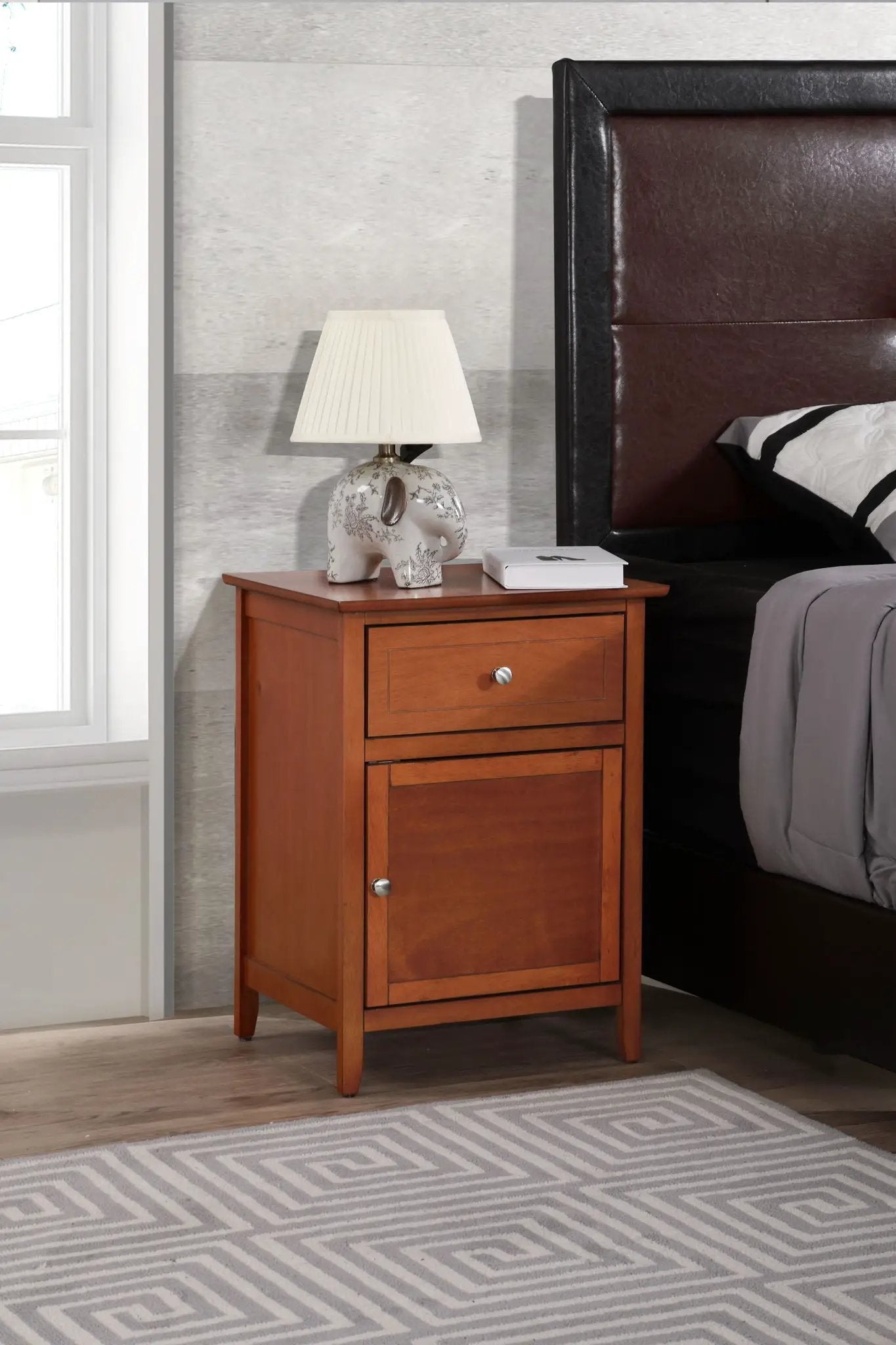 1 Drawer / 1 Door Nightstand by HouseOfZazla