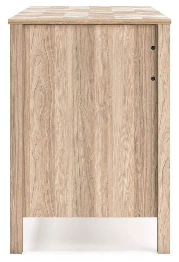 Battelle - Home Office Desk - Tan by Unique Piece Furniture