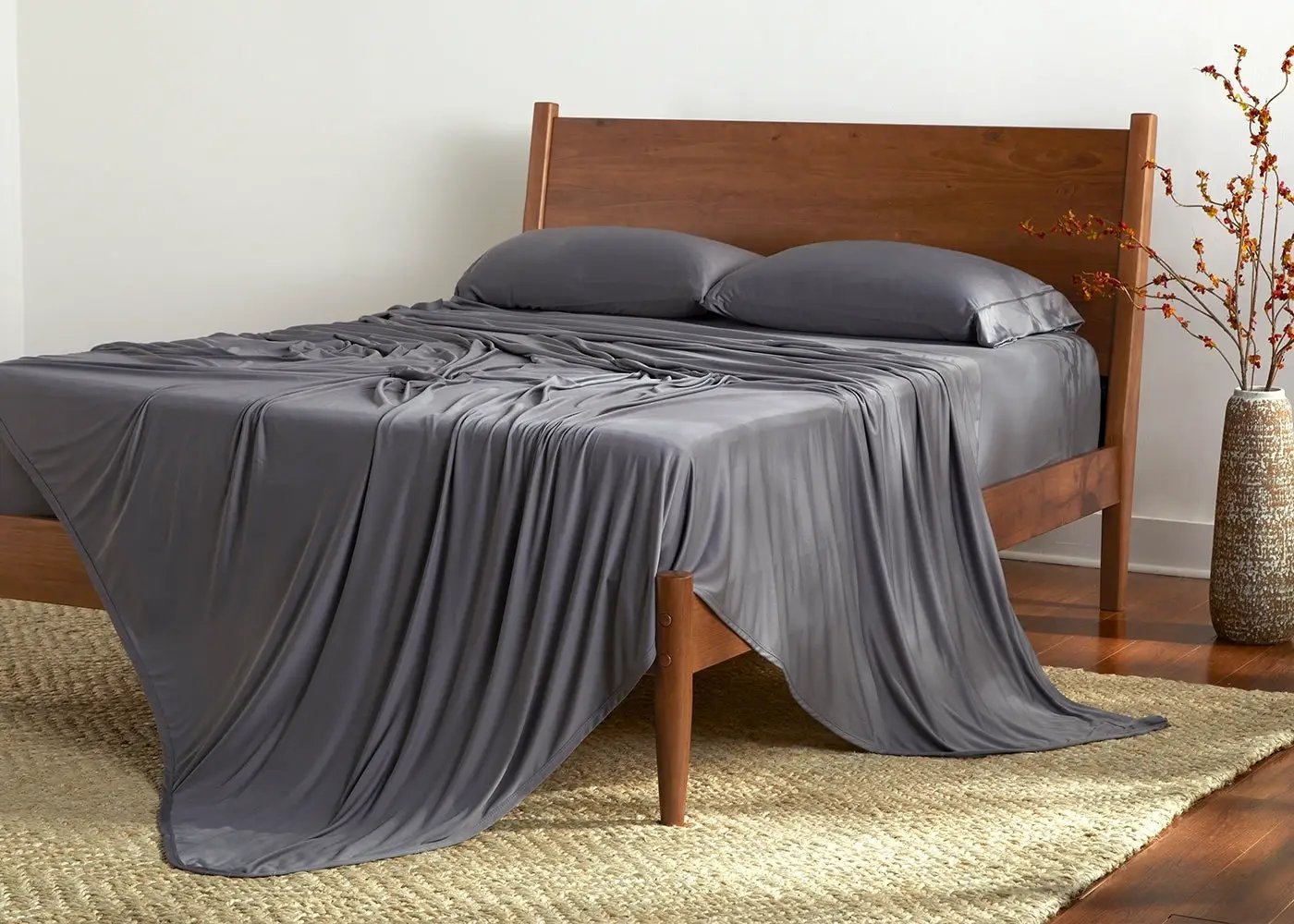 BedGear Dri-Tec Sheet Set, Grey, Full by HouseOfZazla