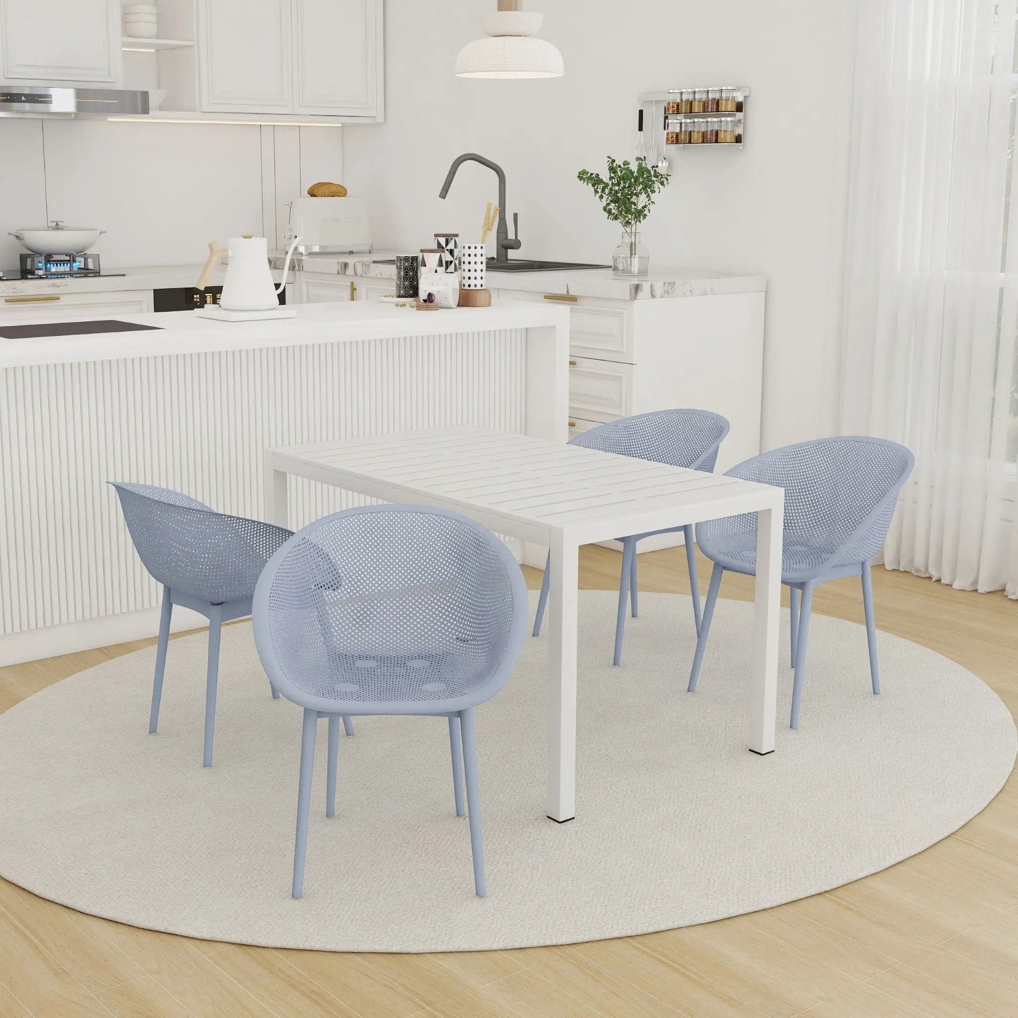 4 Pack Lounge Chair Set With Long Table by HouseOfZazla