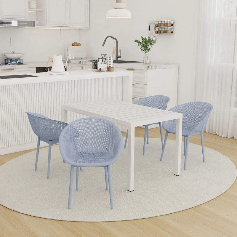 4 Pack Lounge Chair Set With Long Table by HouseOfZazla
