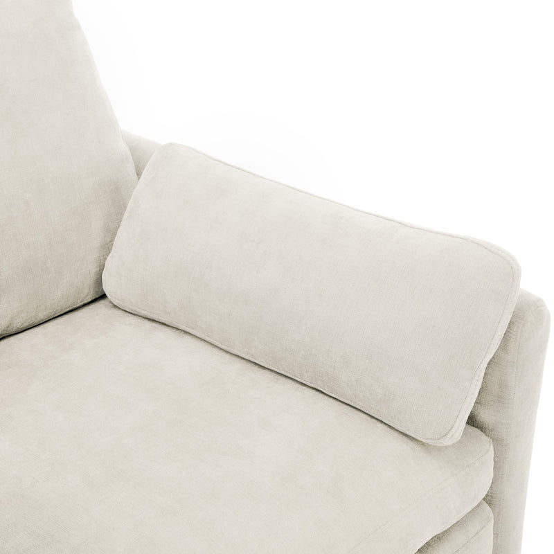 Cozy Upholstered 3-Seater Sofa with Plush Double Cushion and Ergonomic Design by BLAKHOM