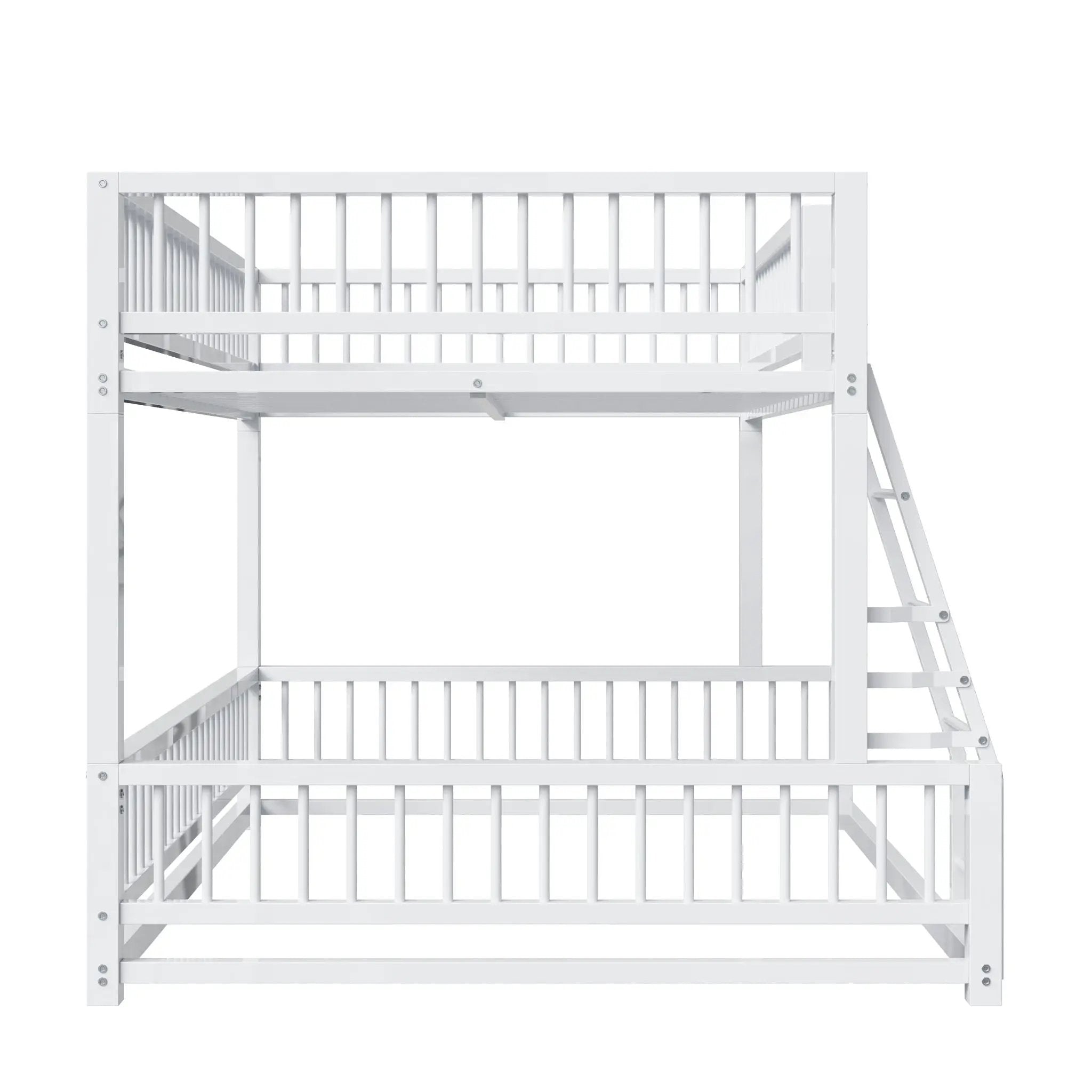 Bunk Bed With Ladder And Safety Guardrails by HouseOfZazla