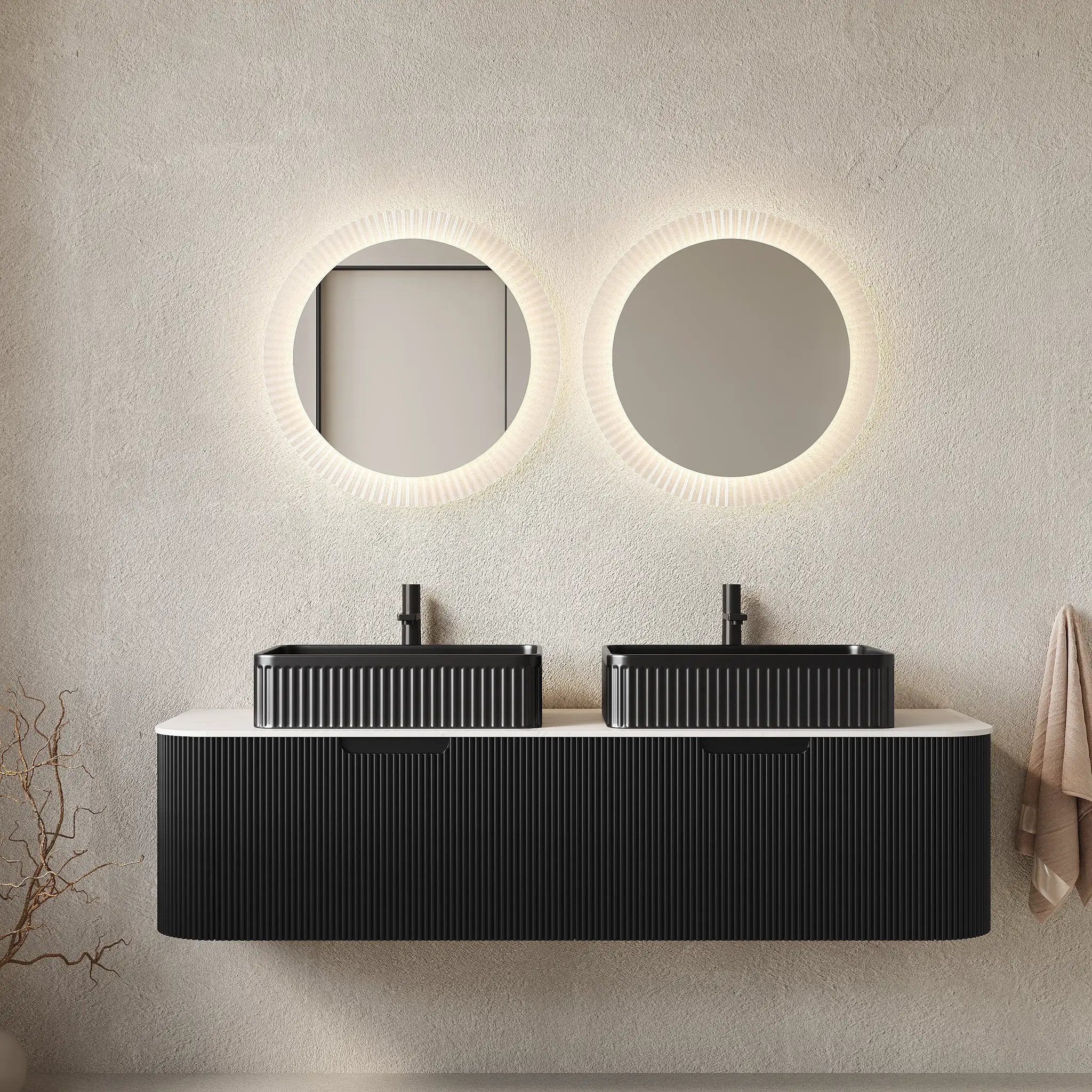 Dina 60" Bathroom Vanity & Sinks by HouseOfZazla