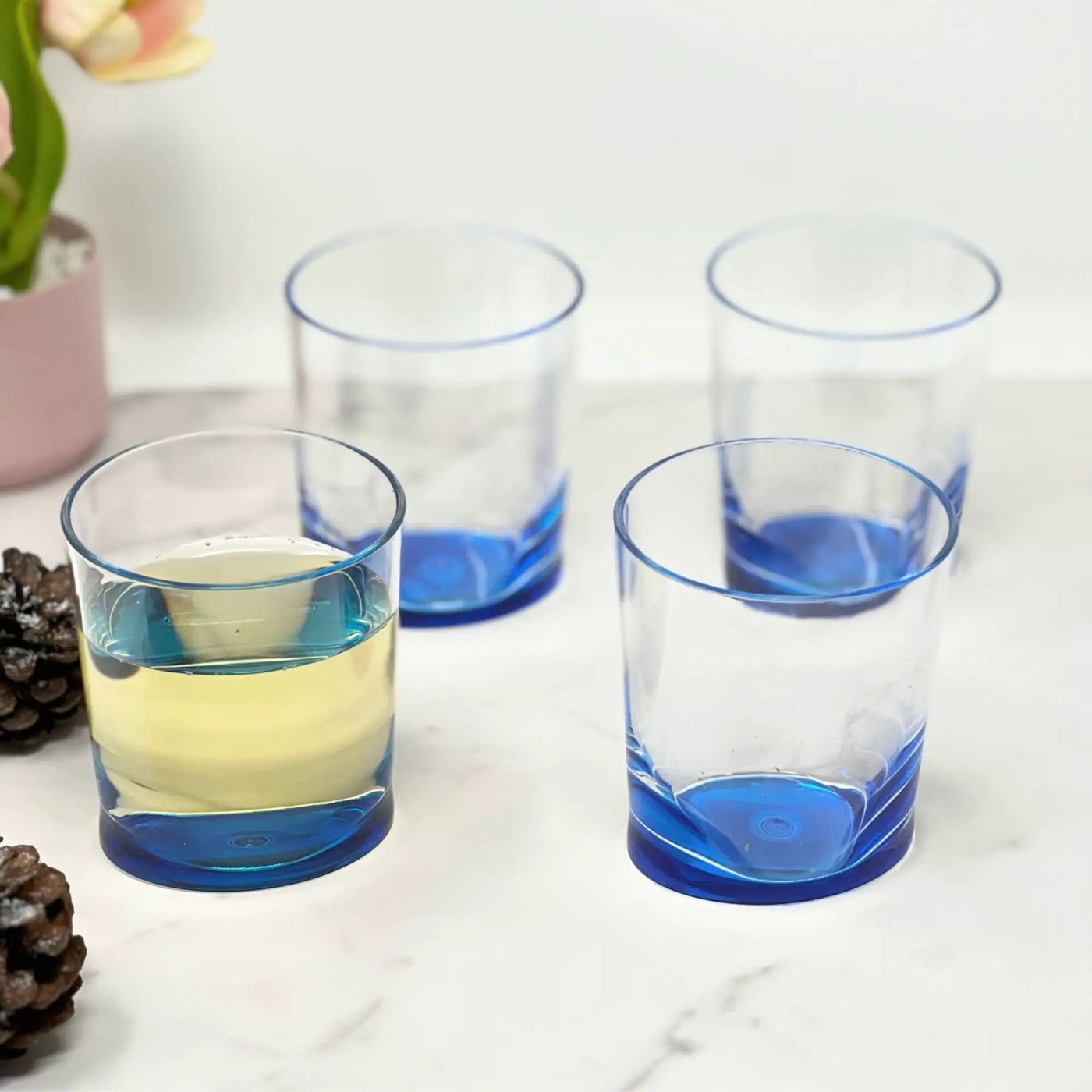 Oval Halo Acrylic Glasses (Set of 4) by HouseOfZazla