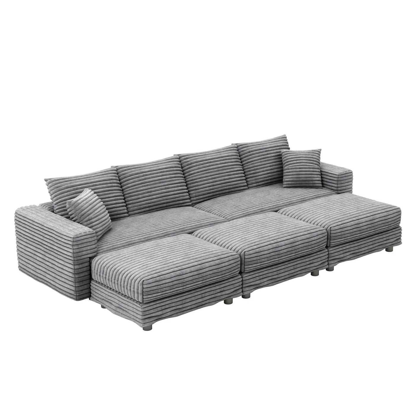 Modern Comfy Upholstered Sofa Cloud Couch & Deep Seat Couches by HouseOfZazla