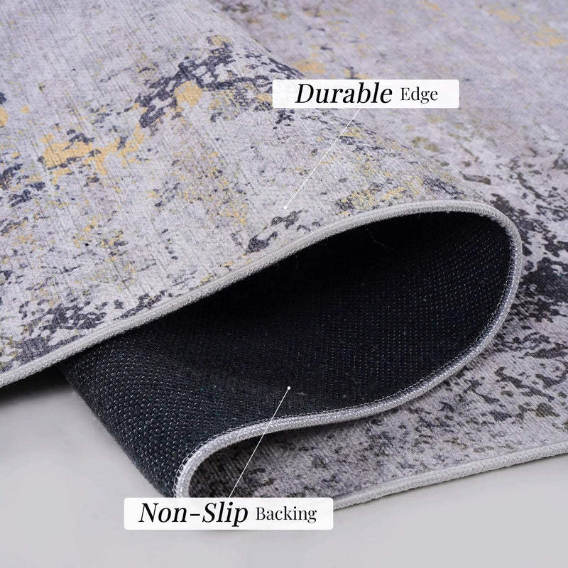 Maval - Stunning Area Rug, Washable by HouseOfZazla