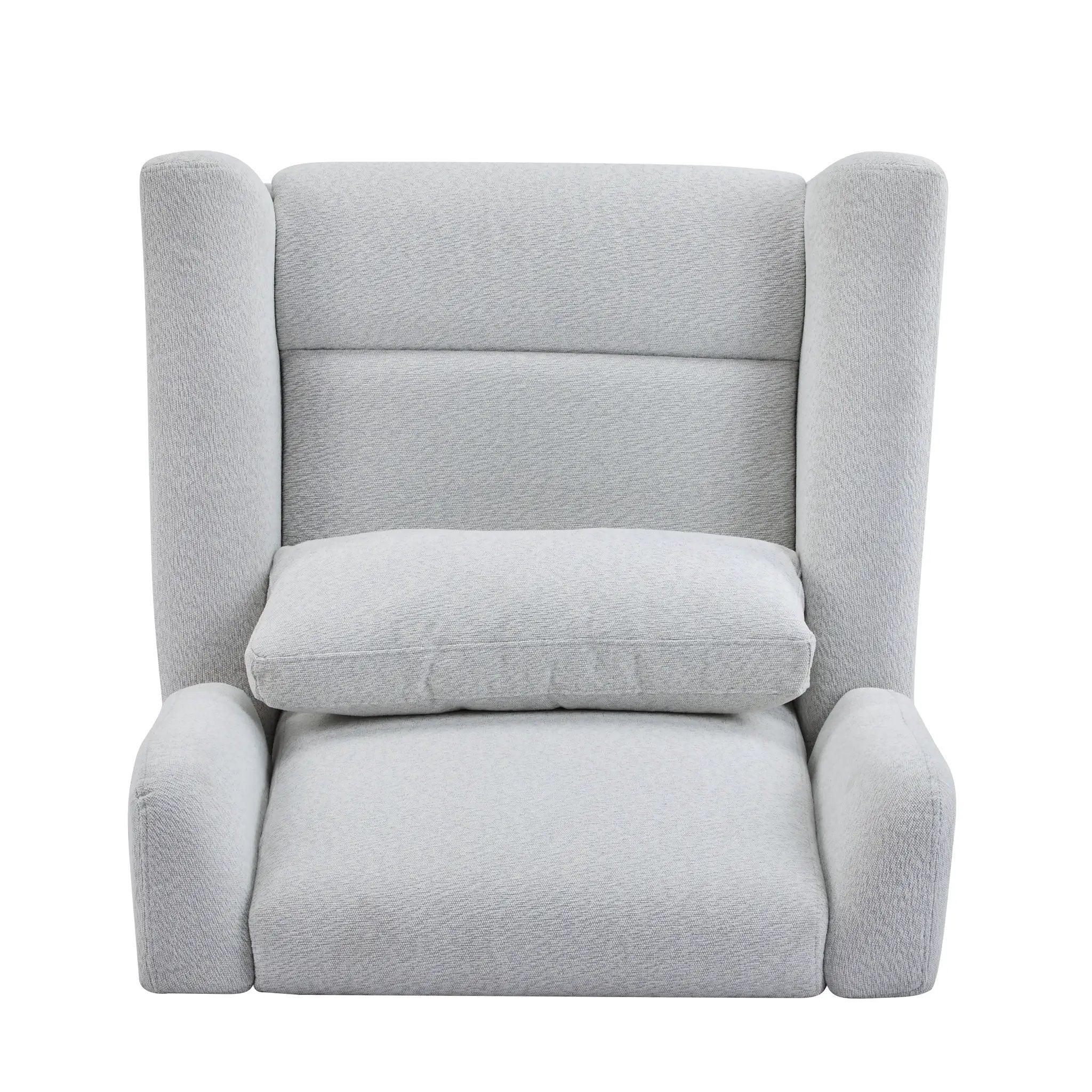 Power Recliner Chair Swivel Upholstered 360° Swivel Recliner by HouseOfZazla