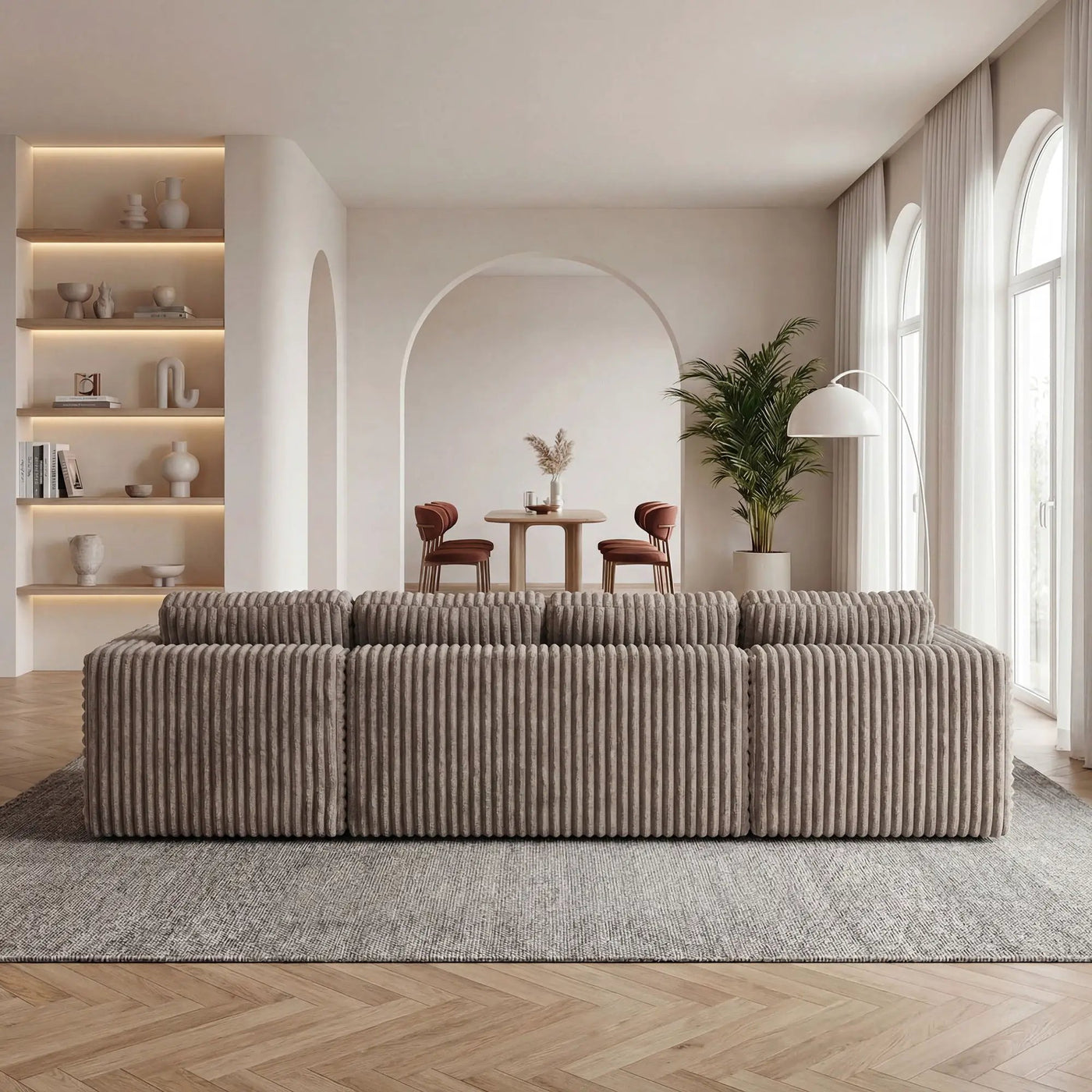 U-Shape Modular Sectional Sofa For Living Room by HouseOfZazla