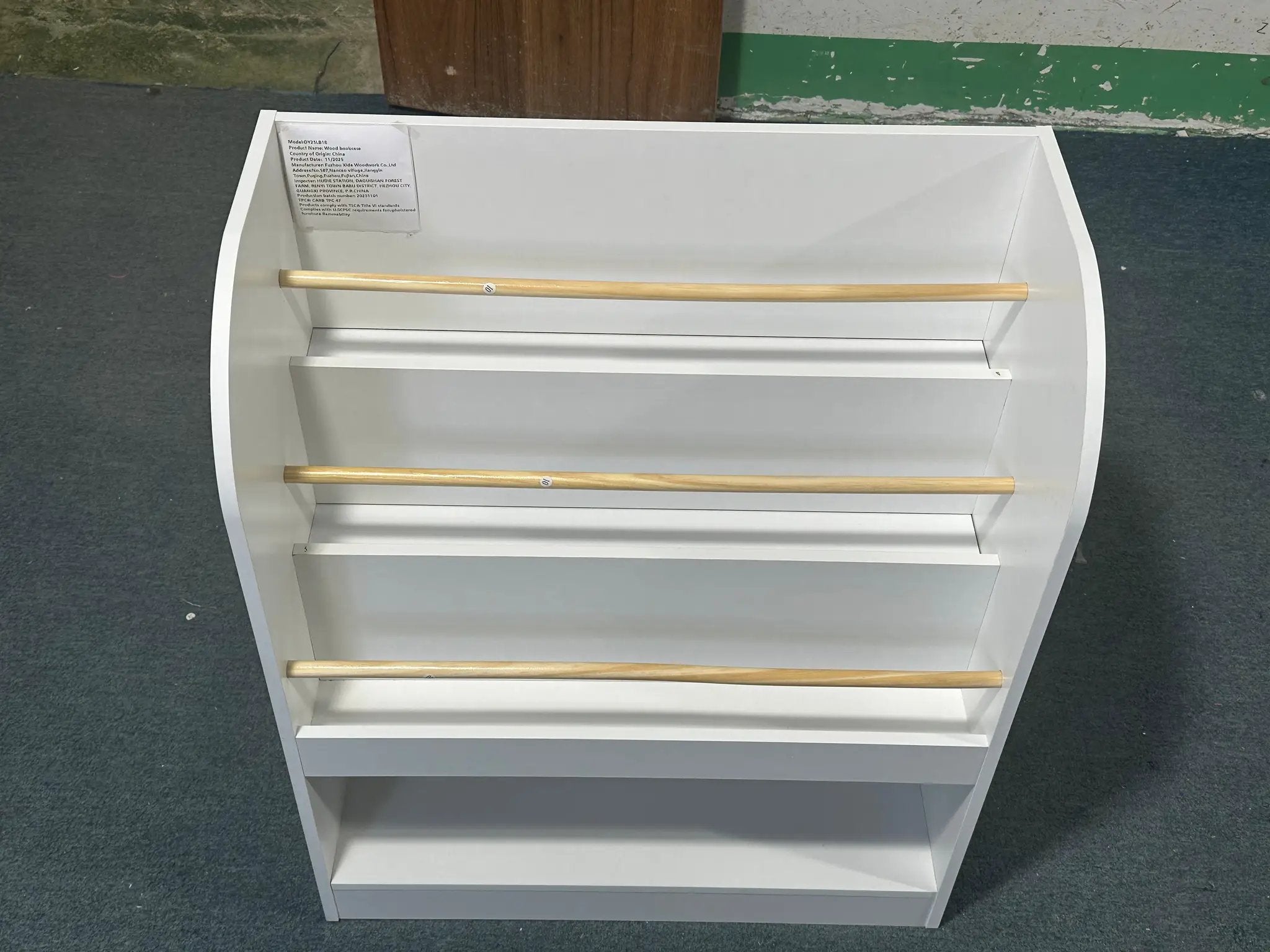 Kids Bookshelf with Open Storage by HouseOfZazla