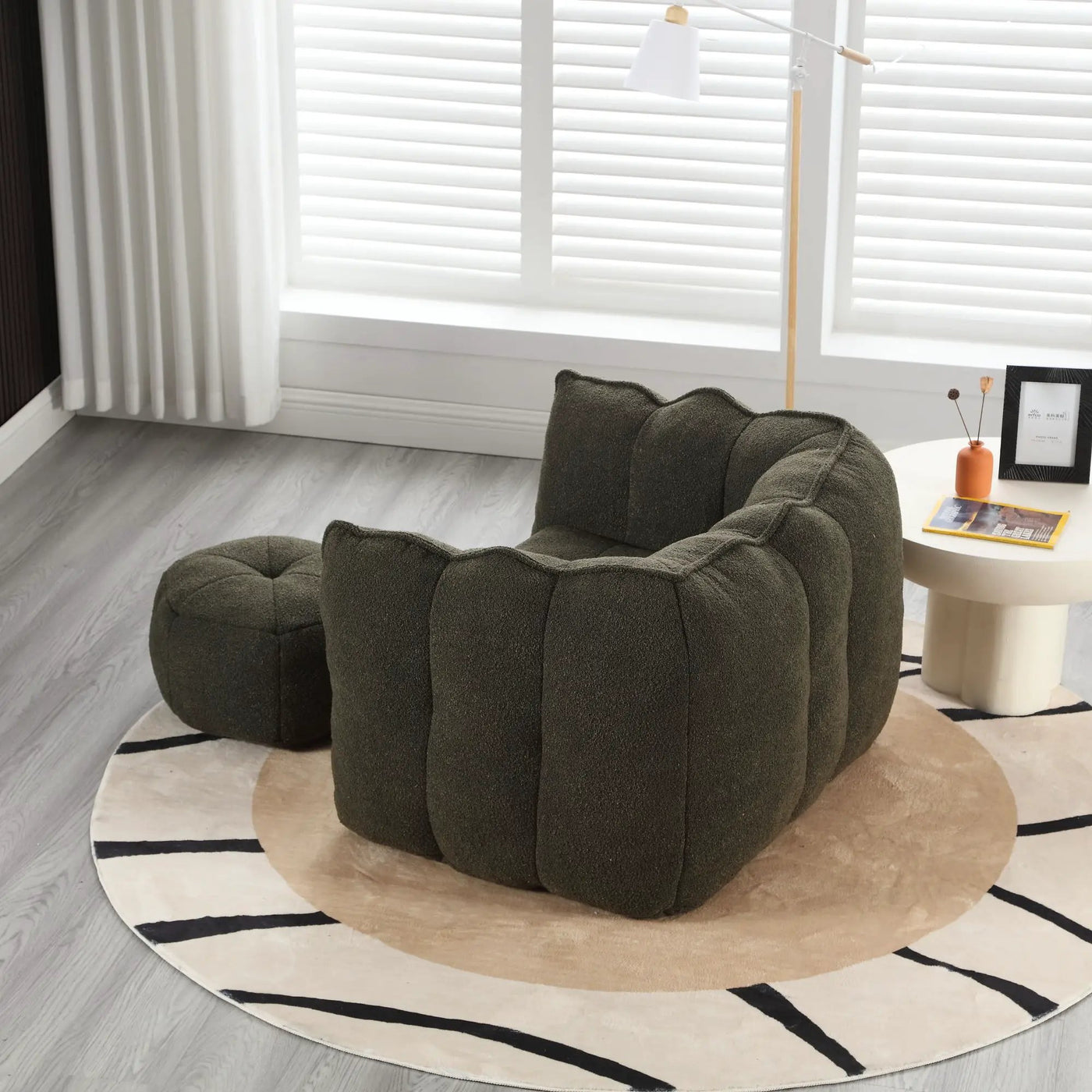 Soft Bean Bag Chair With High Resilient Foam by Unique Piece Furniture