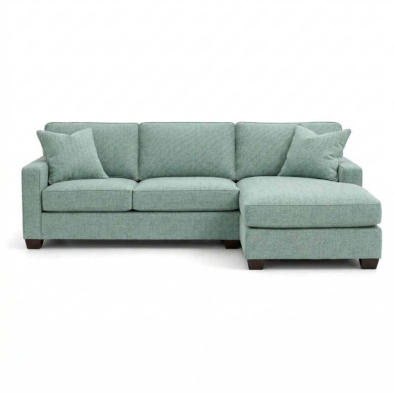Clifford Sectional Sofa – Made in USA with Custom Fabric Options by HouseOfZazla