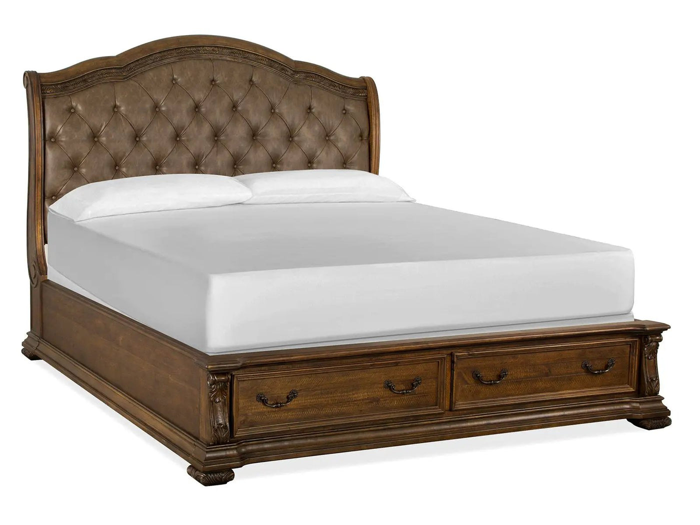 Durango - Upholstered Sleigh Storage Bed by Unique Piece Furniture