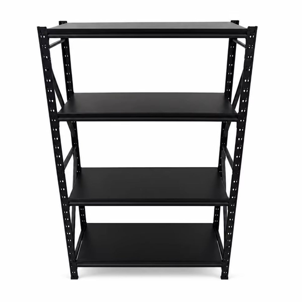 Metal Storage Shelving Unit, 4-Tier 6000LBS Adjustable Garage Shelving Rack, 47.24" W x 19.69" D x 71.65" H, Steel Storage Shelf Organizer for Garage, Workshop, Basement, Pantry, photo 10 of 10