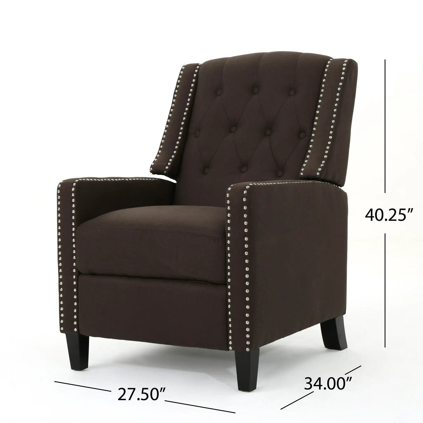 Classic Fabric Push Back Chair by HouseOfZazla