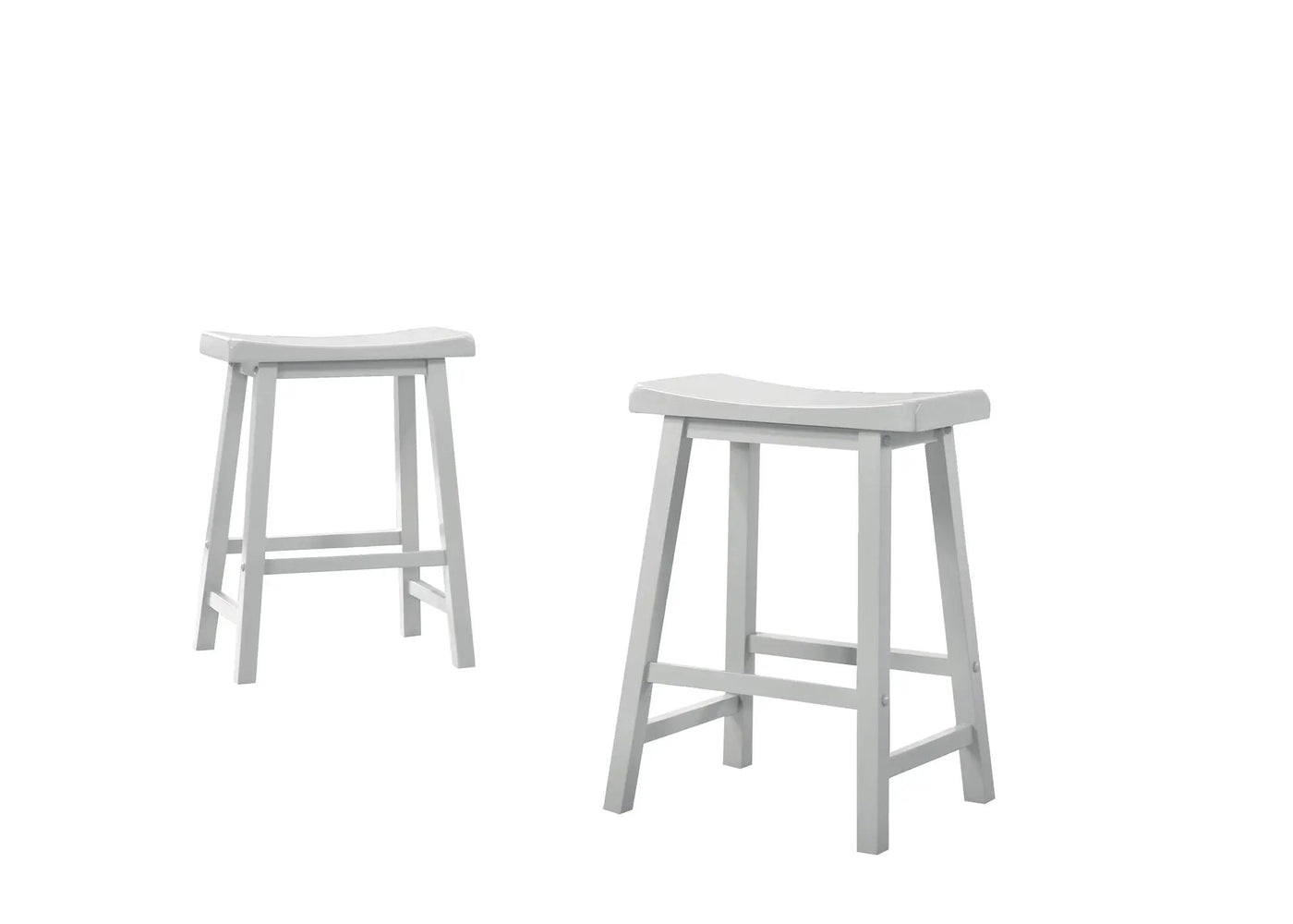 Alonzo - 17.5" Backless Ergonomic Counter Height Stool (Set of 2) by HouseOfZazla
