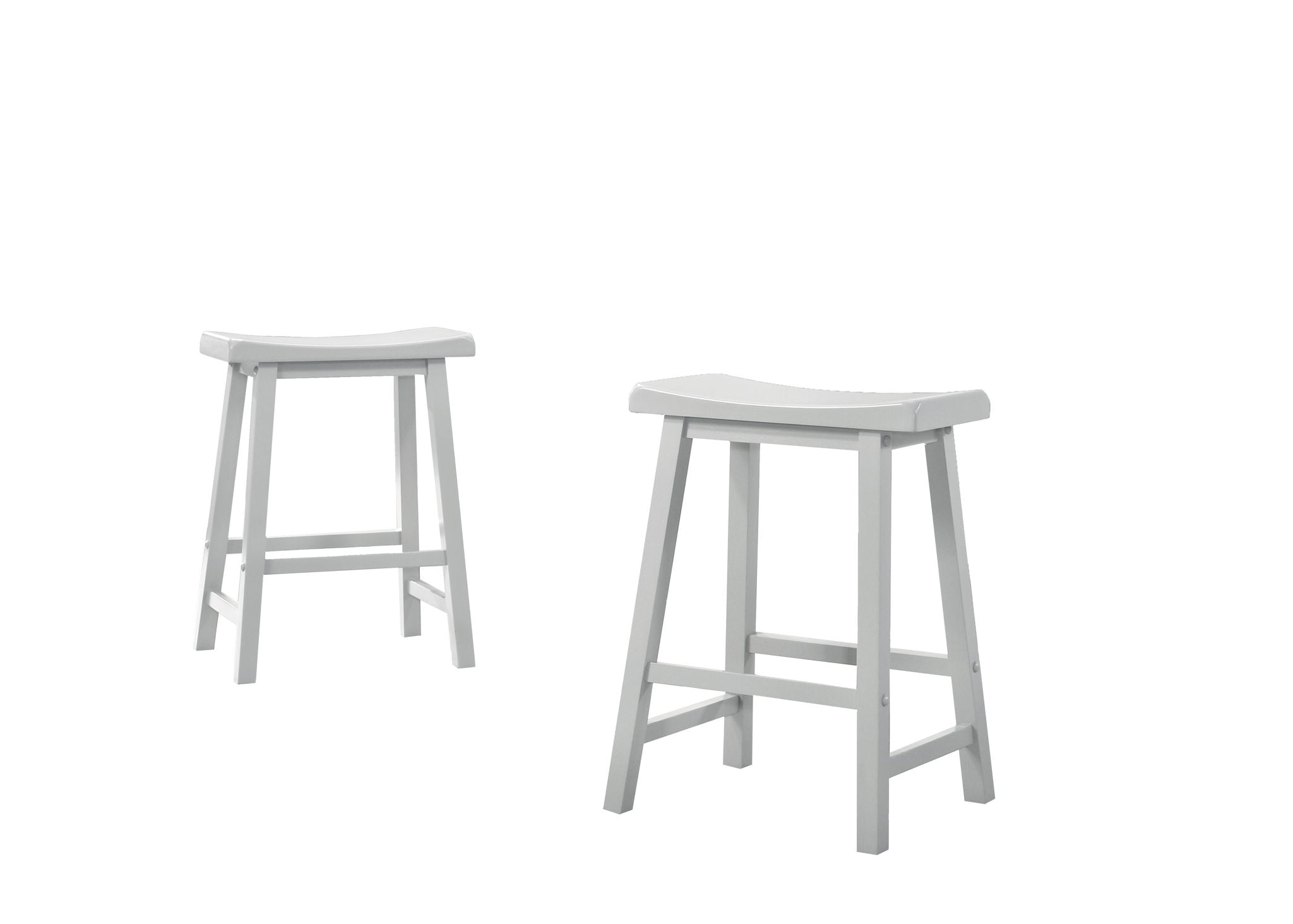 Alonzo - 17.5" Backless Ergonomic Counter Height Stool (Set of 2) by HouseOfZazla