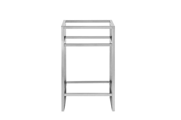 James Martin Boston 20" Console Base, Brushed Nickel