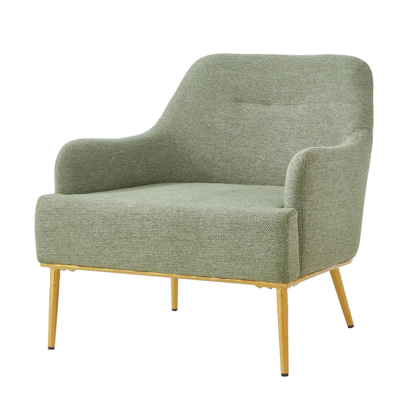 Modern Elegance Accent Chair With Curved Backrest by HouseOfZazla