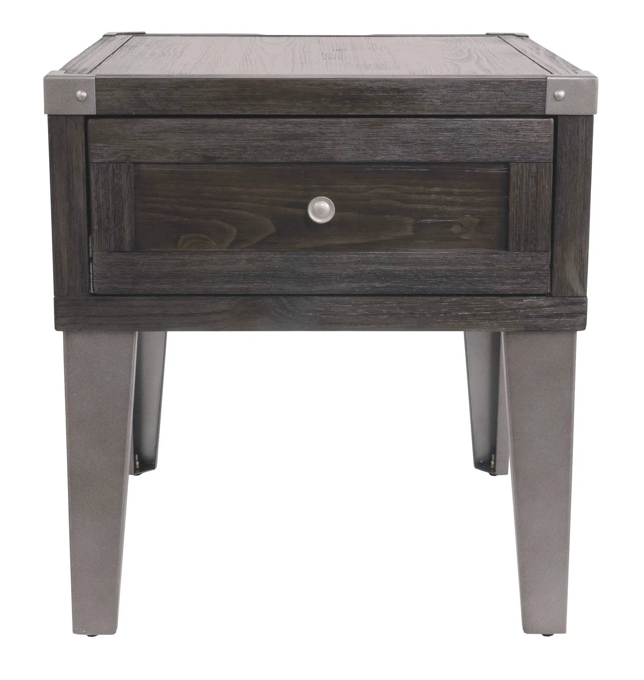 Todoe - Rectangular End Table - Dark Gray by Unique Piece Furniture