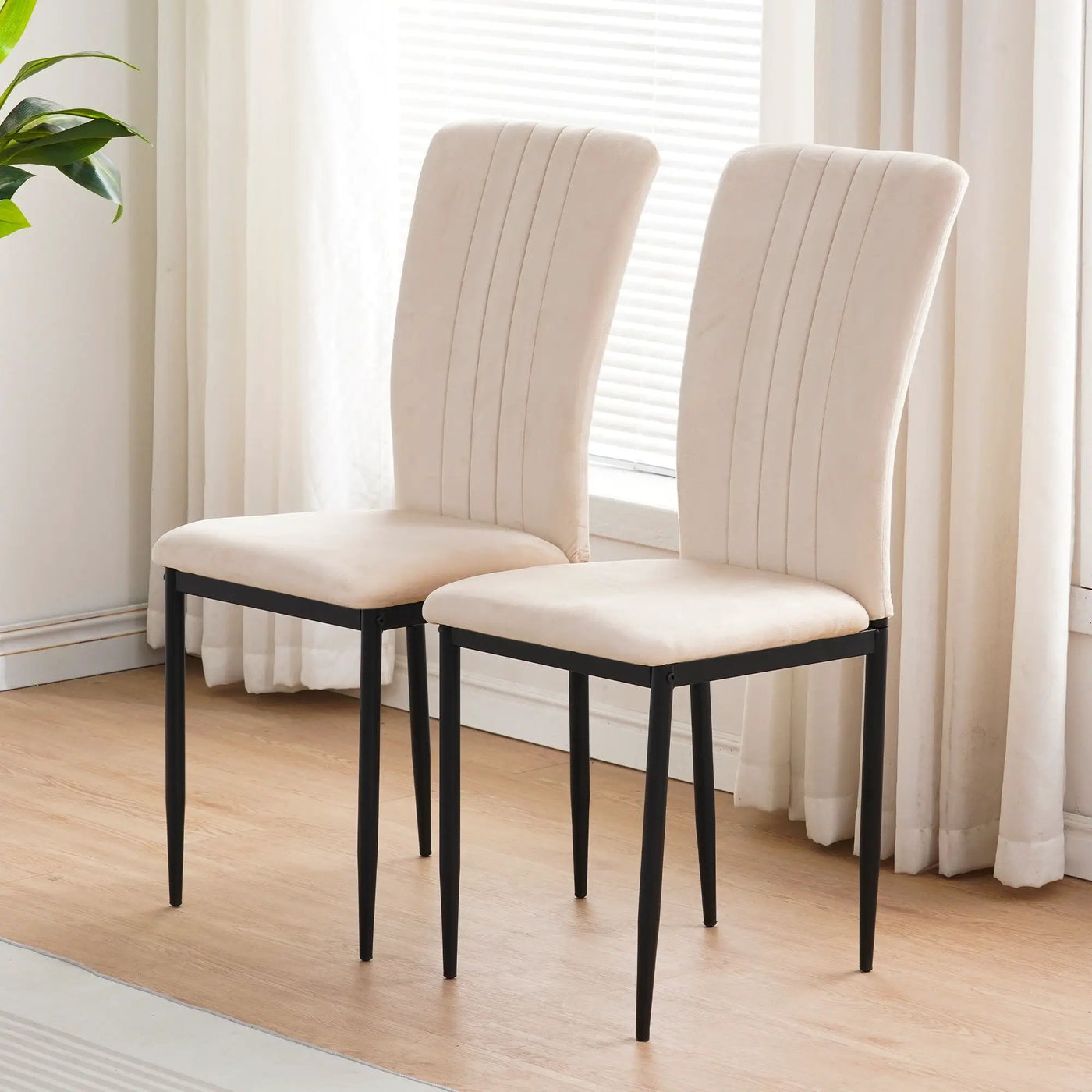 Velvet Dining Chairs For Dining Room (Set of 4) by HouseOfZazla